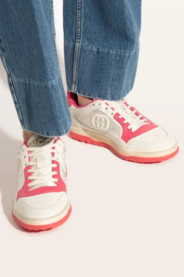 Gucci o1s1wg110425 Sneakers in Red & White Size US 11 / IT 41 - 2 Thumbnail