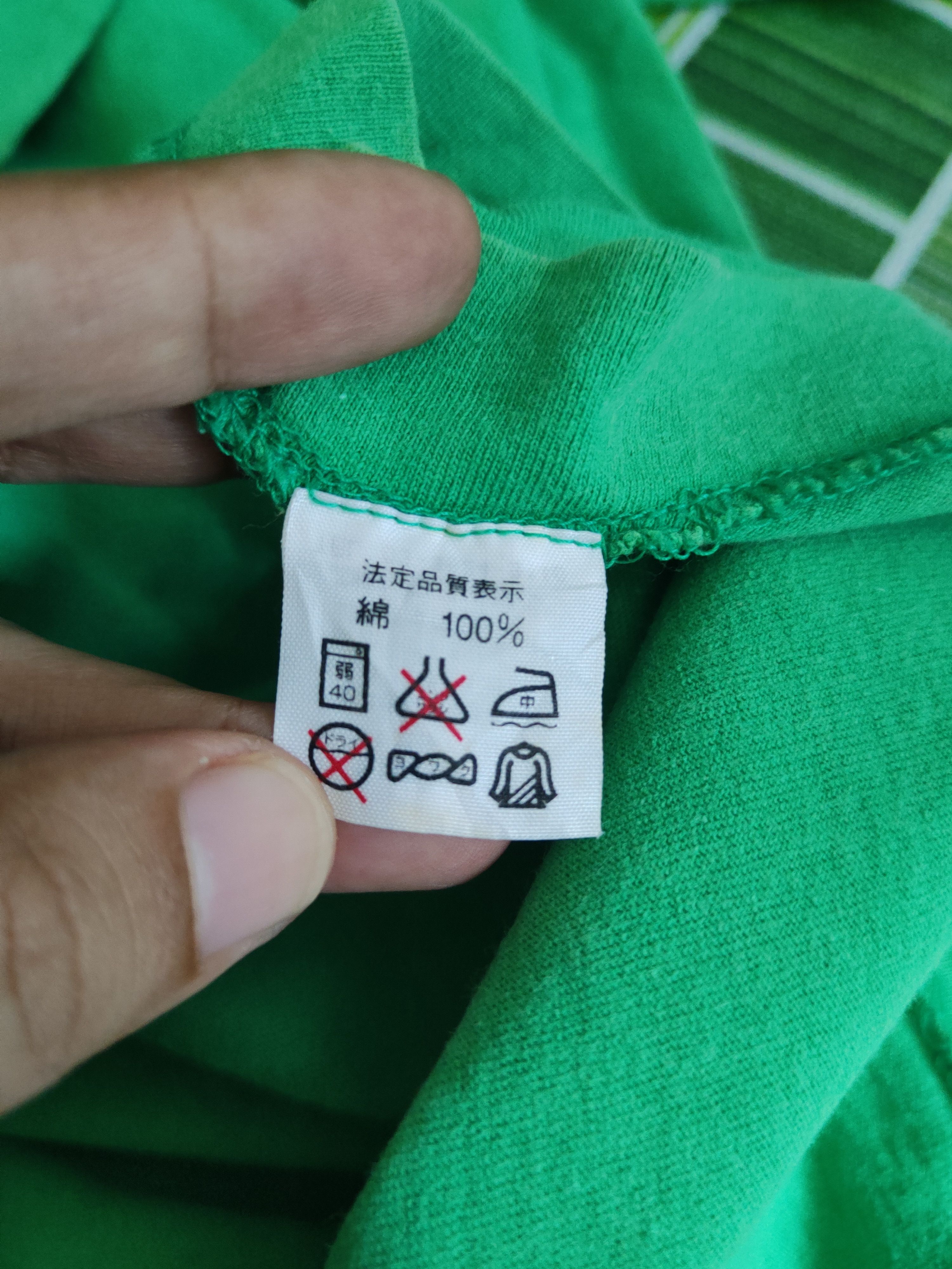 Japanese Brand DL Piko Surf Green Short Sleeve T-shirt #2755 Size US L / EU 52-54 / 3 - 12 Thumbnail