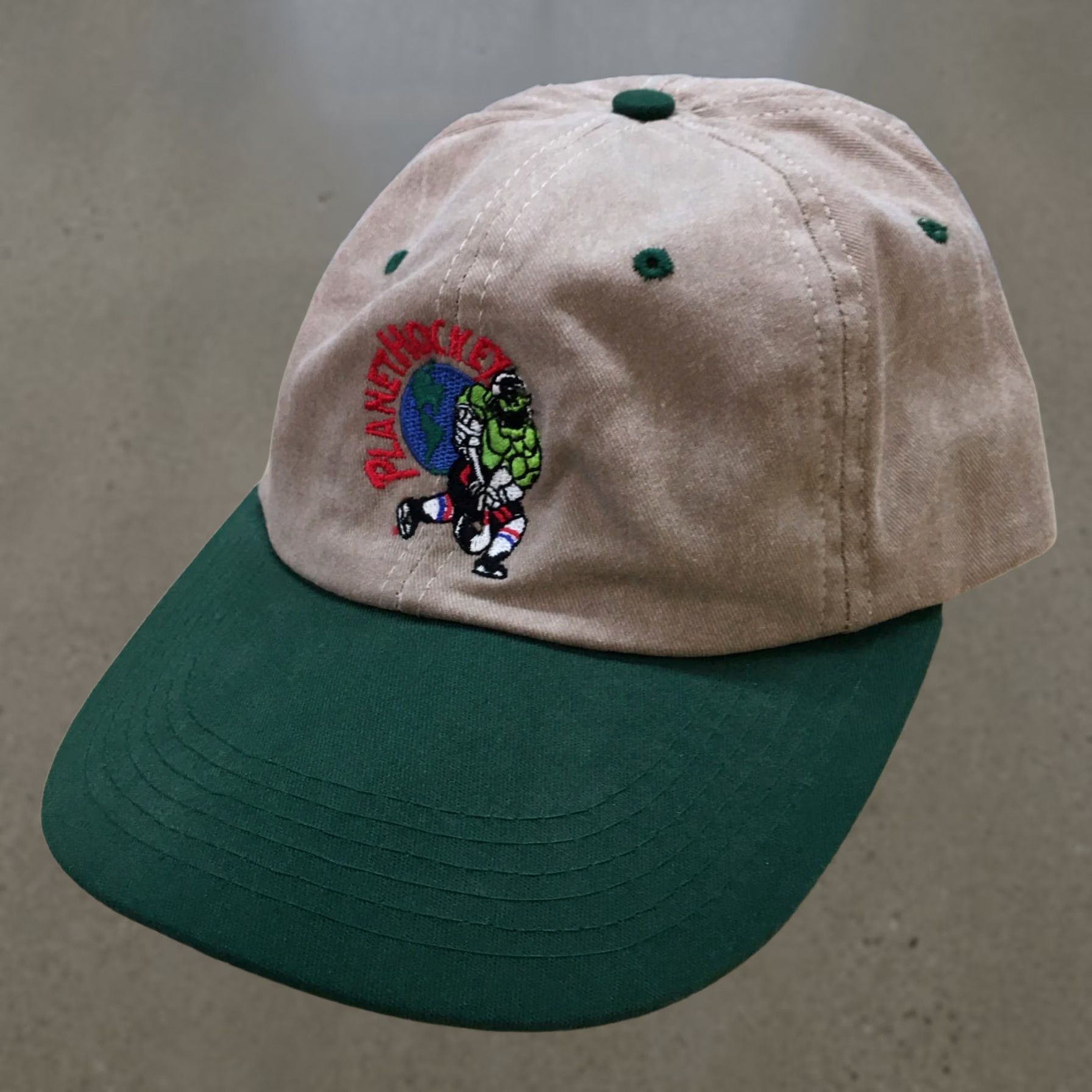 Vintage Outdoor Cap Planet Hockey Baseball Hat Men Brown OS Adjustable Embroidered Logo Size ONE SIZE - 1 Thumbnail