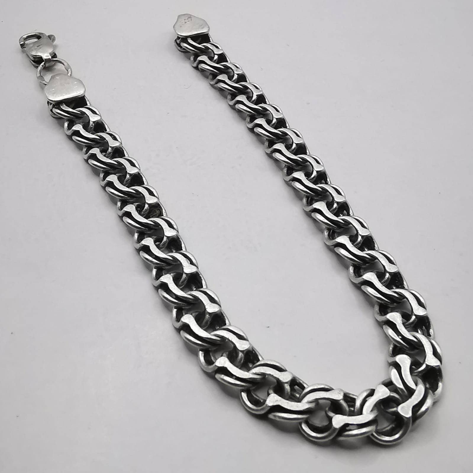 Sterling Silver × Vintage Vintage Bracelet Jewelry,925 Sterling Silver,Handmade 13,09g Size ONE SIZE - 2 Thumbnail