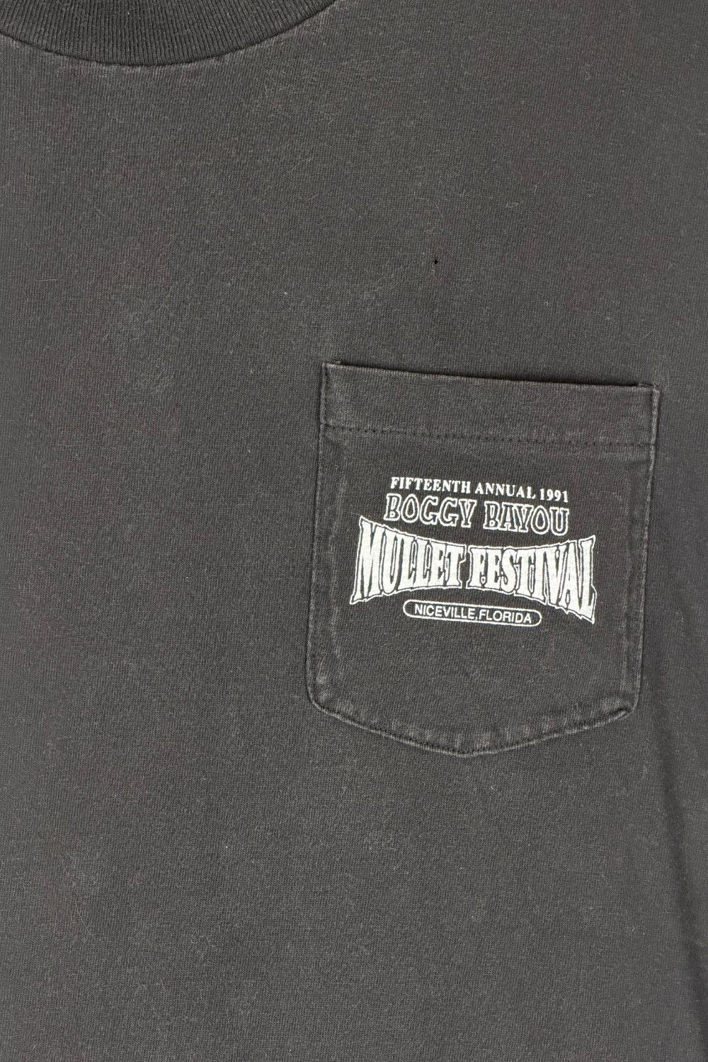 Vintage Vintage 1991 Boggy Bayou Mullet Festival Graphic Oneita Size US L / EU 52-54 / 3 - 11 Thumbnail