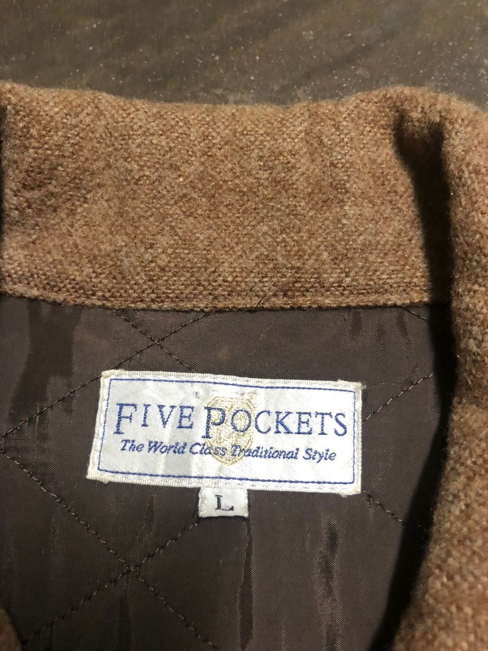 Vintage Vintage Five Pocket Workers Jacket Wool Size US L / EU 52-54 / 3 - 10 Thumbnail