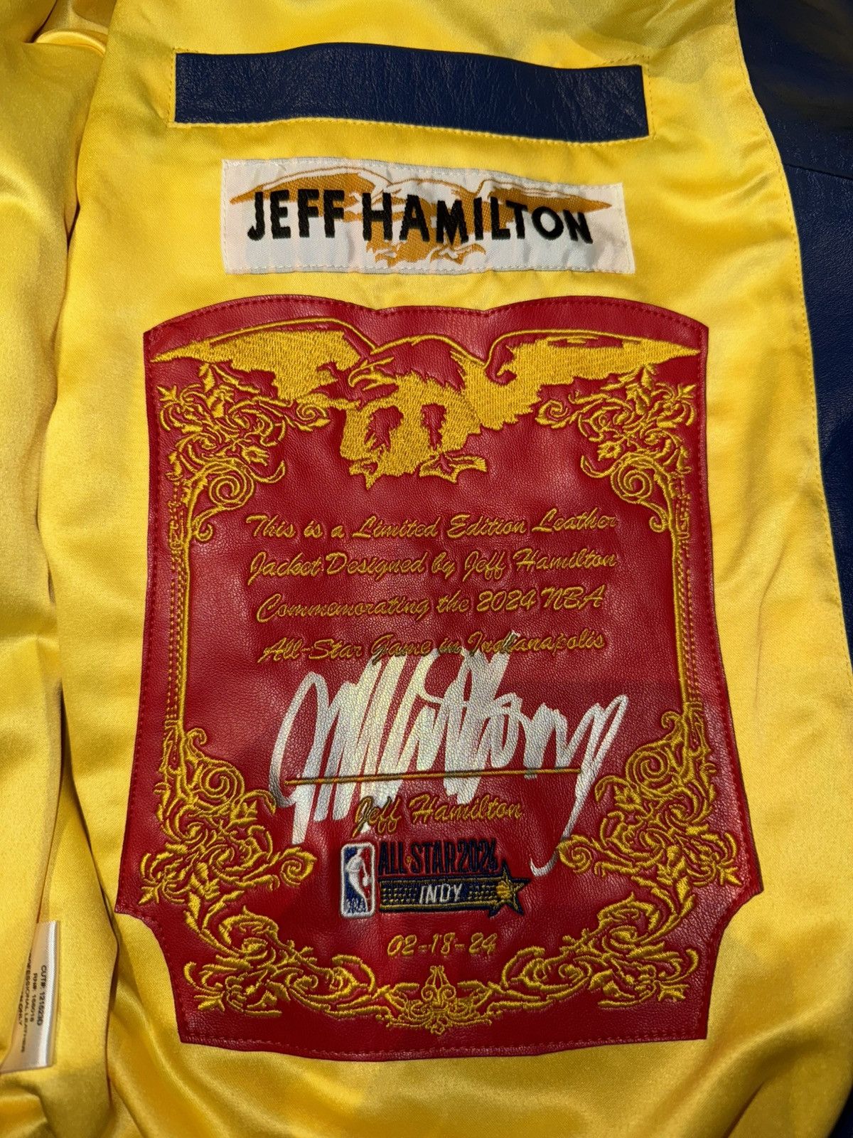 NBA 2024 Jeff Hamilton NBA All Star Indy Limited Edition Jacket Size US M / EU 48-50 / 2 - 7 Thumbnail