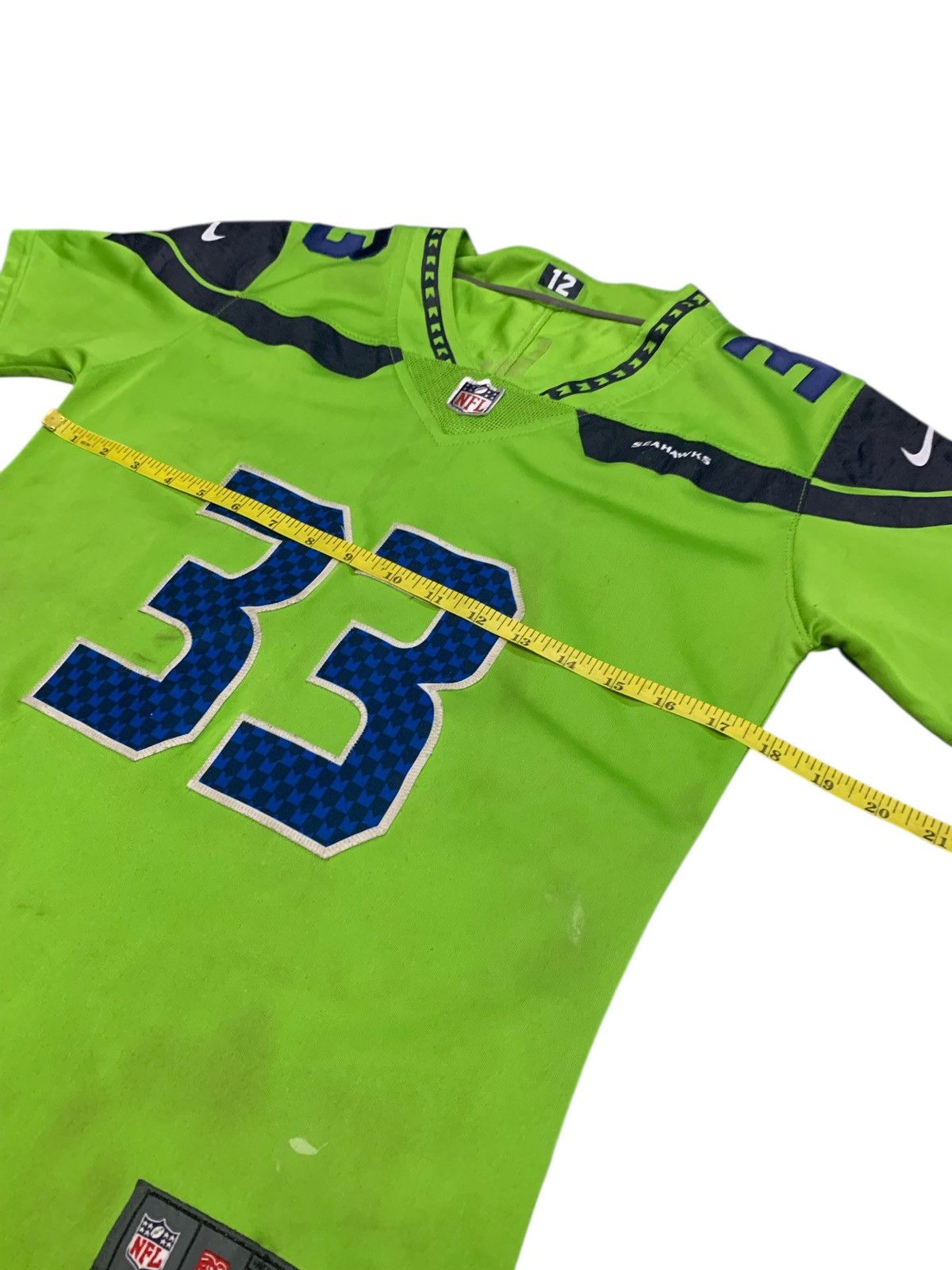 NFL Rare Seahawk NFL Jersey "Adam 33" By Nike Size S / US 4 / IT 40 - 7 Thumbnail
