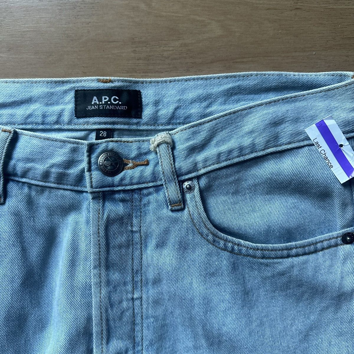 A.P.C. × Designer × Japanese Brand NWT A.P.C. Jean Standard Jeans bleached out blue Size US 28 / EU 44 - 8 Thumbnail
