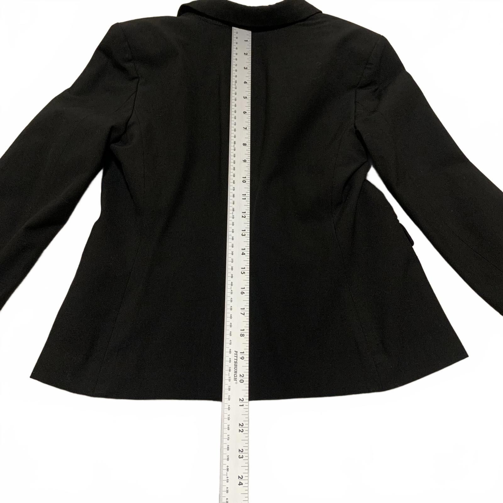 Ann Taylor Ann Taylor Women's Size 2 Petite Black Blazer Jacket Size XS / US 0-2 / IT 36-38 - 11 Thumbnail