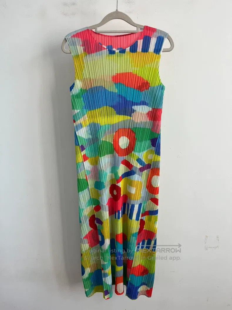 Issey Miyake Issey Miyake Green Candy Dress Size XL / US 12-14 / IT 48-50 - 1 Thumbnail