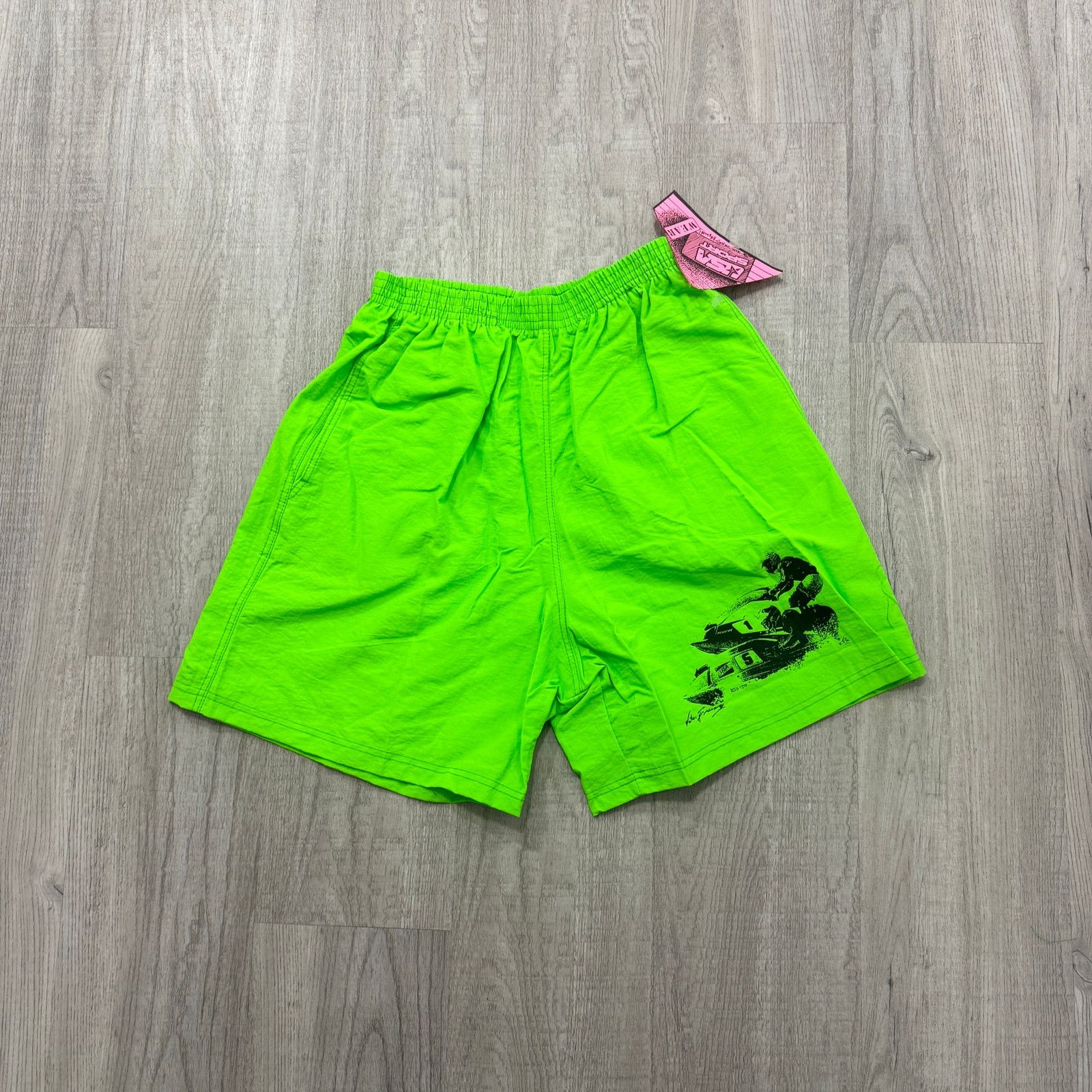 Vintage NEW Vintage USA Sport Surf Shorts Mens Small Green 80s Size US 26 / EU 42 - 1 Thumbnail