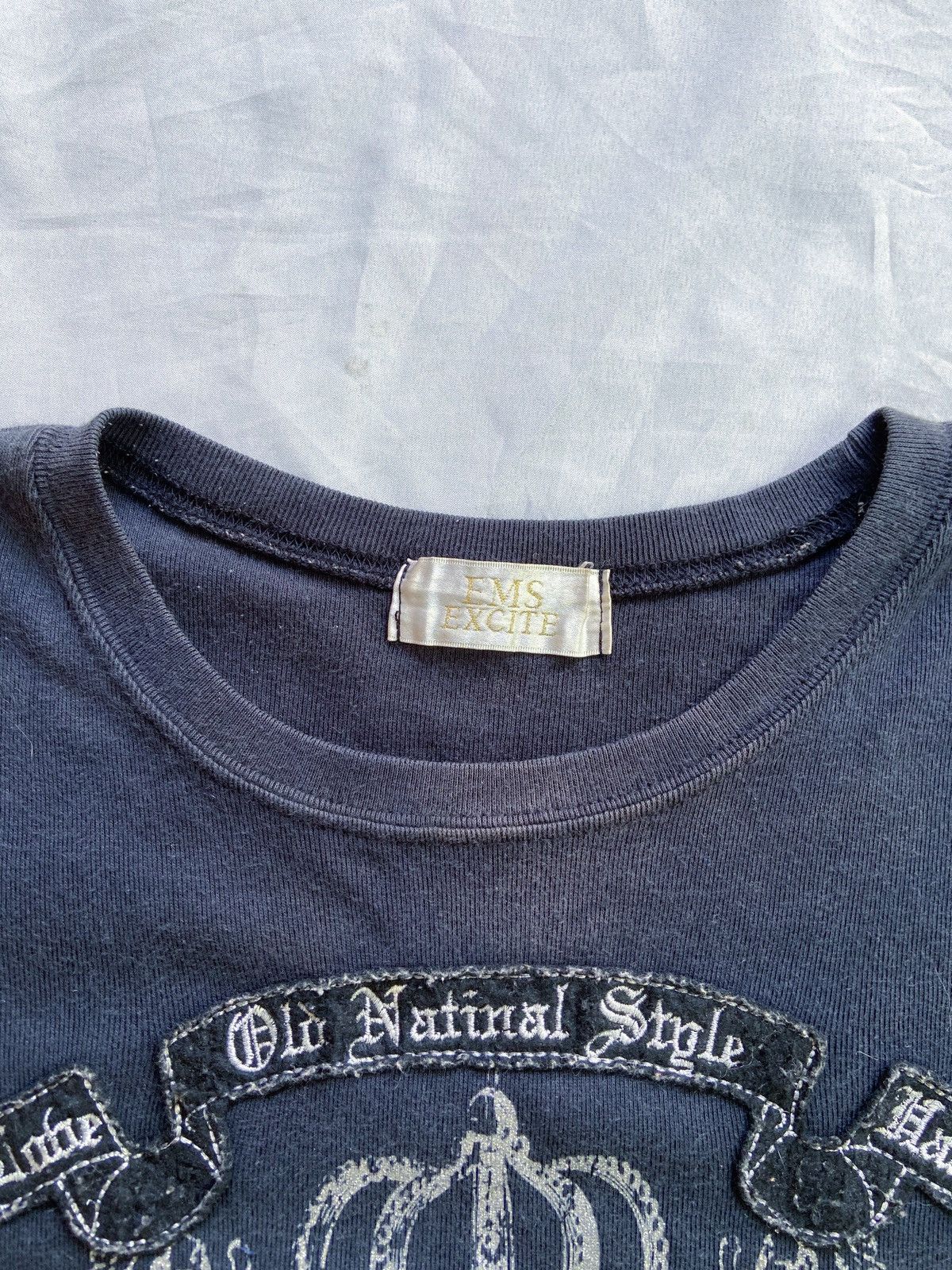 If Six Was Nine 🌸Y2K EMS EXCITE OLD NATIONAL STYLE TEE Size US XS / EU 42 / 0 - 4 Thumbnail