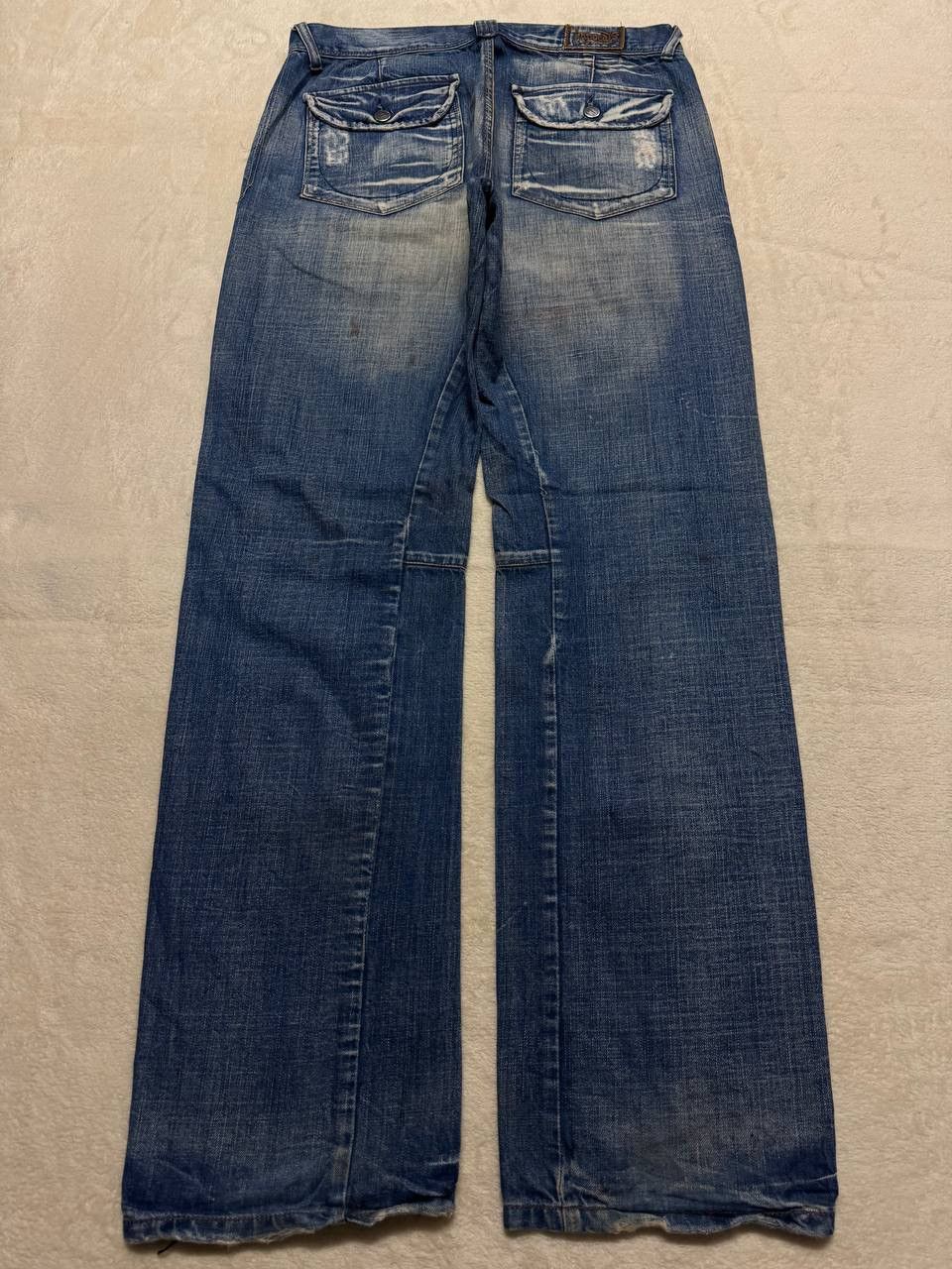 Hysteric Glamour BAGGY 90s Kapotal Japan Sick Bushpants Mudwash Distressed Size US 33 - 15 Thumbnail