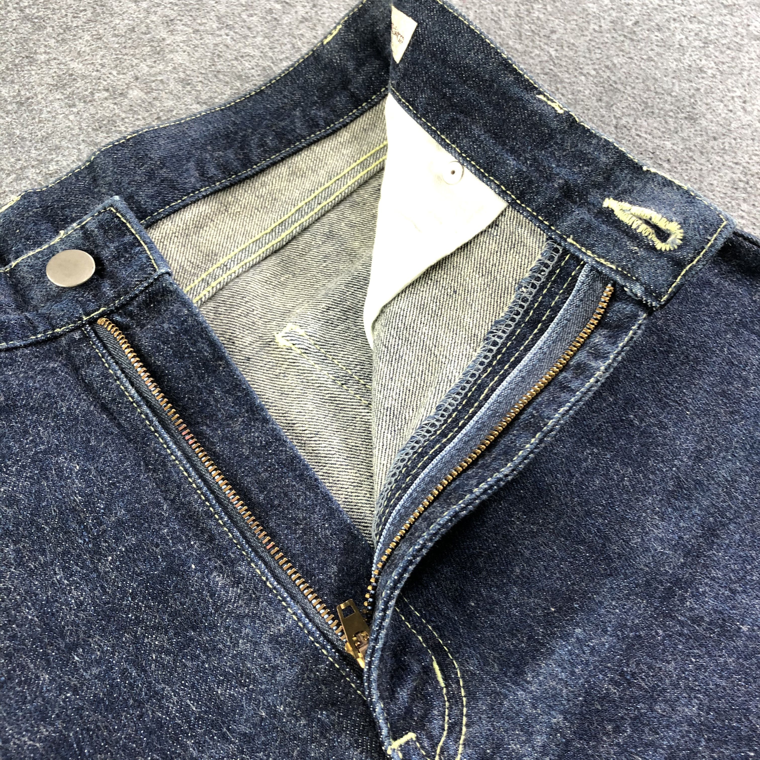 Japanese Brand Felissimo Blossom Jeans Dark Wash Denim -J2732 Size US 33 - 6 Thumbnail