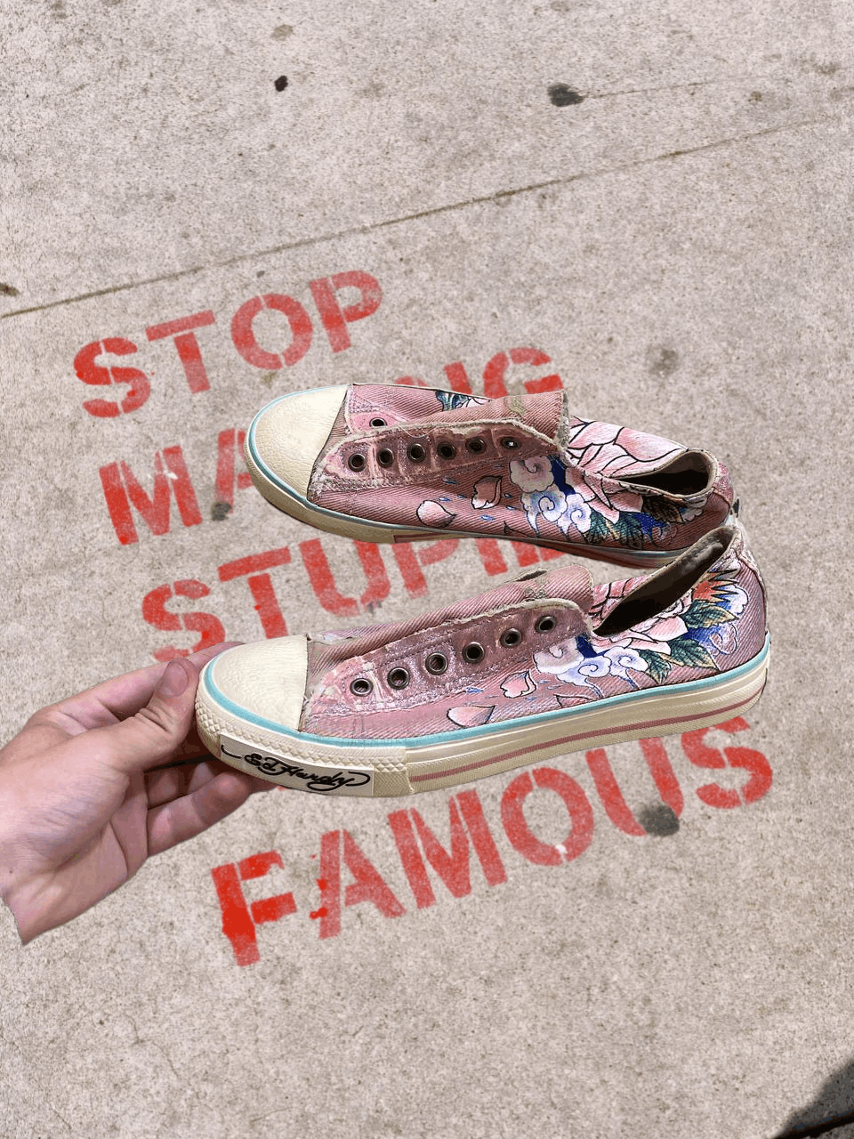Ed Hardy Ed Hardy Women's Sneakers Colorful SunFaded Size US 7 / IT 37 - 1 Thumbnail