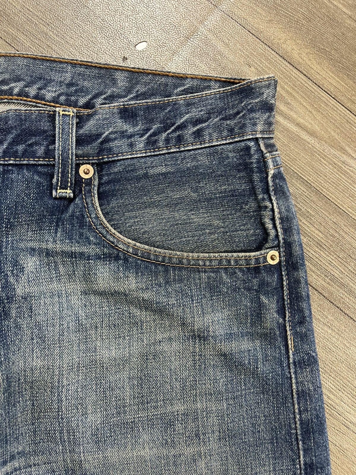 Levi's Vintage Clothing 🇹🇷1990s Vintage Levis 501 Distressed 34x30 Straight Leg Jeans Size US 34 / EU 50 - 8 Thumbnail