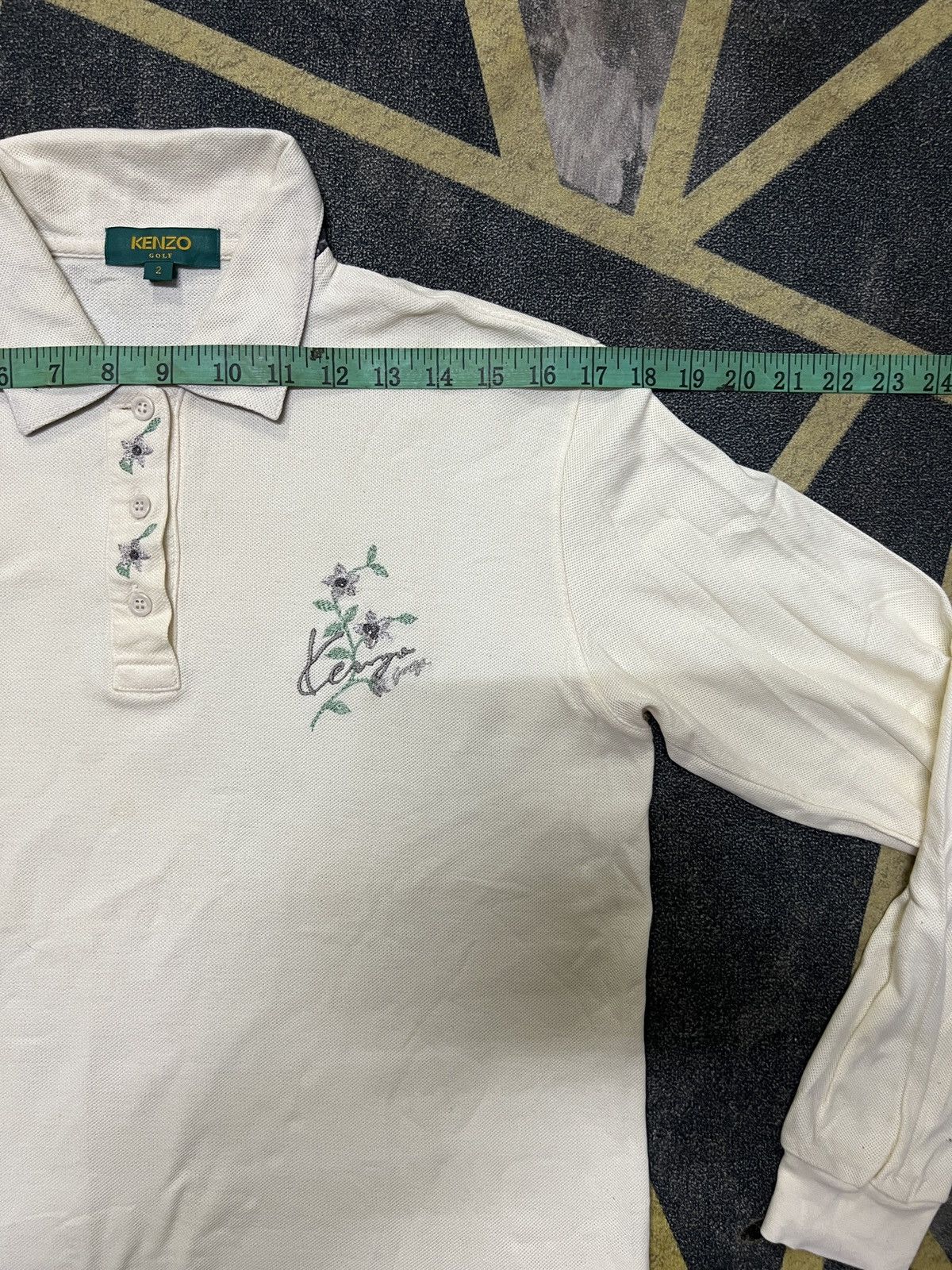 Designer × Kenzo Retro Kenzo Golf Floral Embroidery Size M / US 6-8 / IT 42-44 - 15 Thumbnail