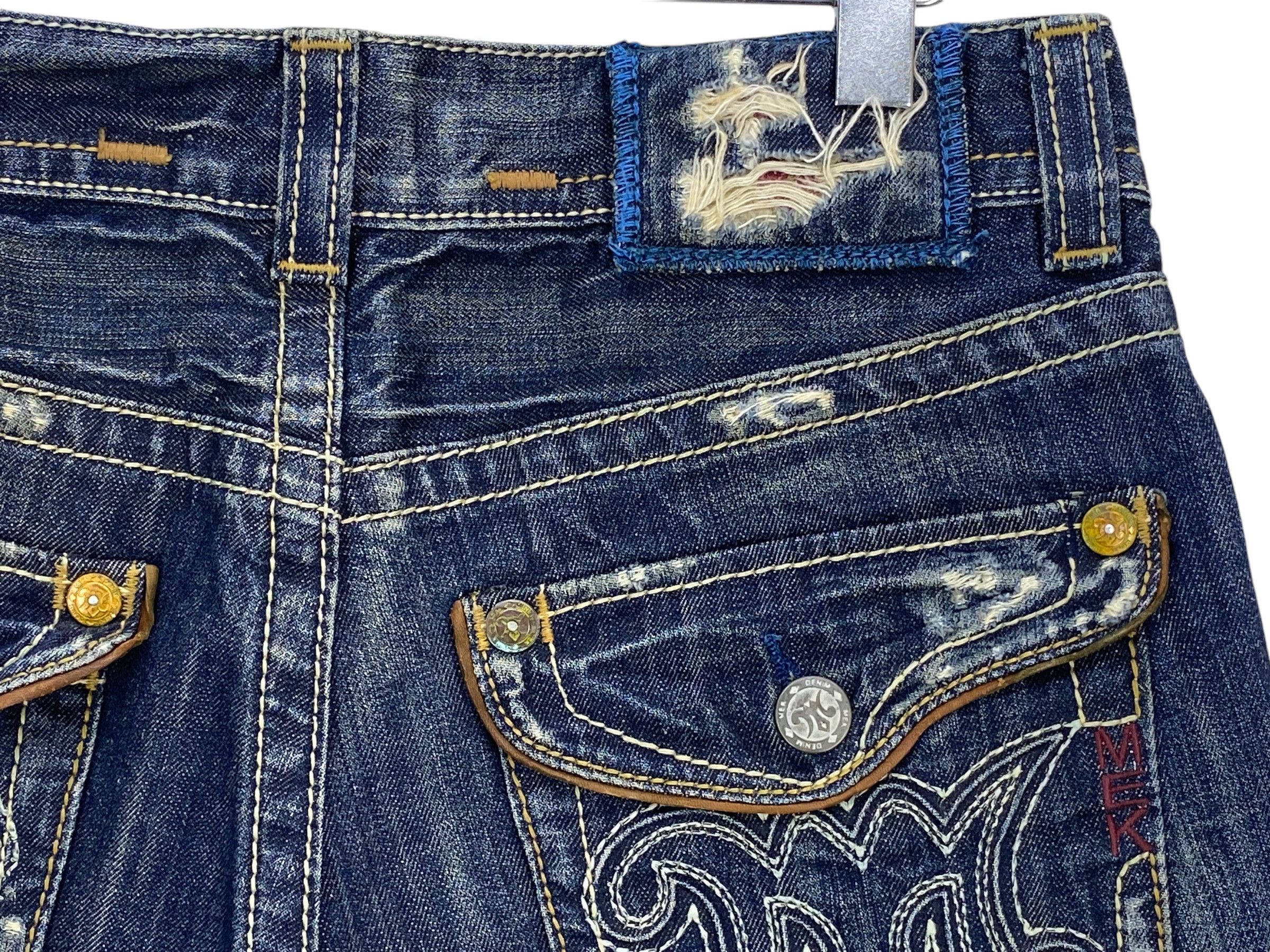 Japanese Brand Mek Denim Selvedge Jeans Size US 32 / EU 48 - 8 Thumbnail