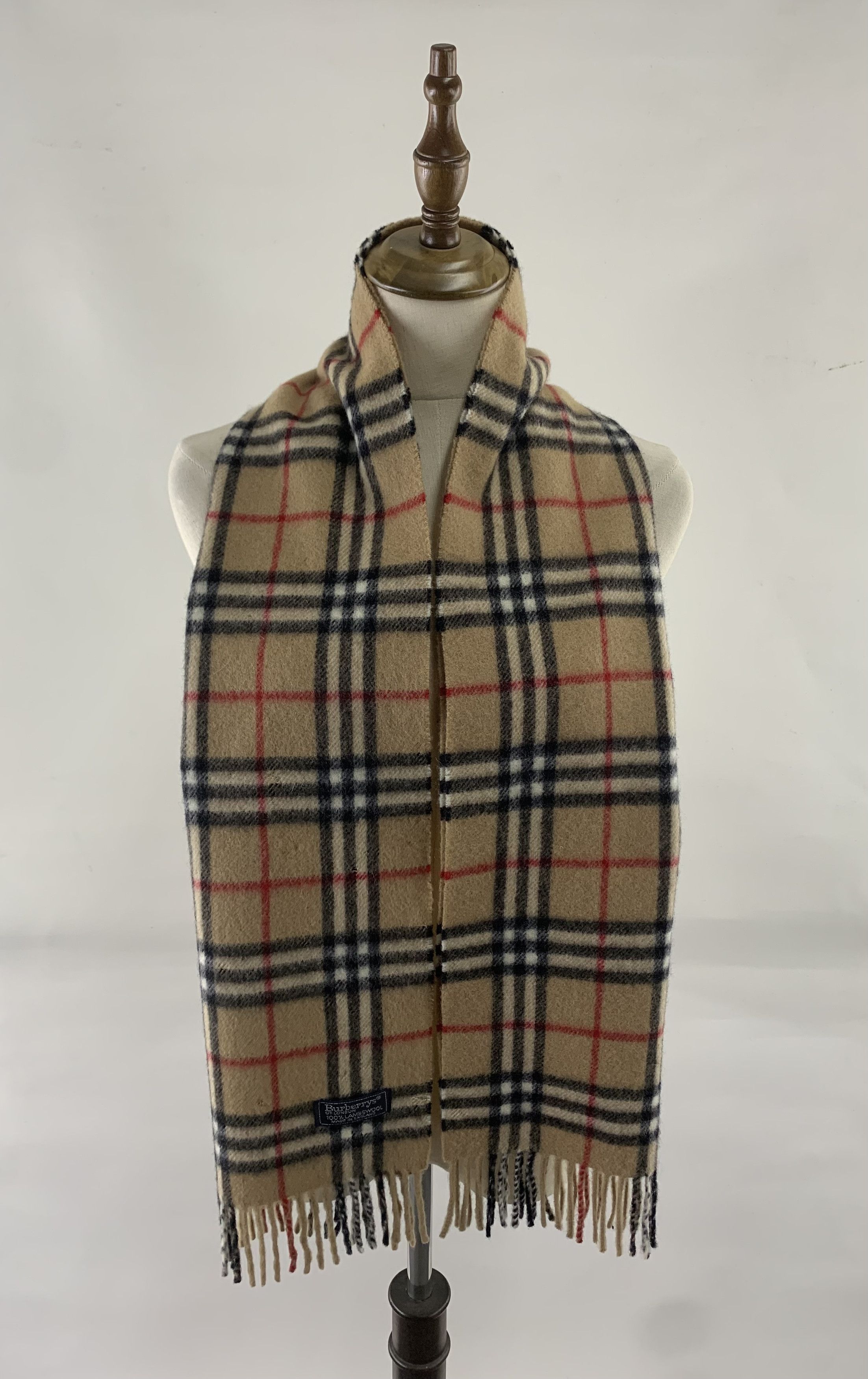 Burberry Burberry Scarf Wool Muffler Neck Wrap BL9314 Size ONE SIZE - 1 Thumbnail