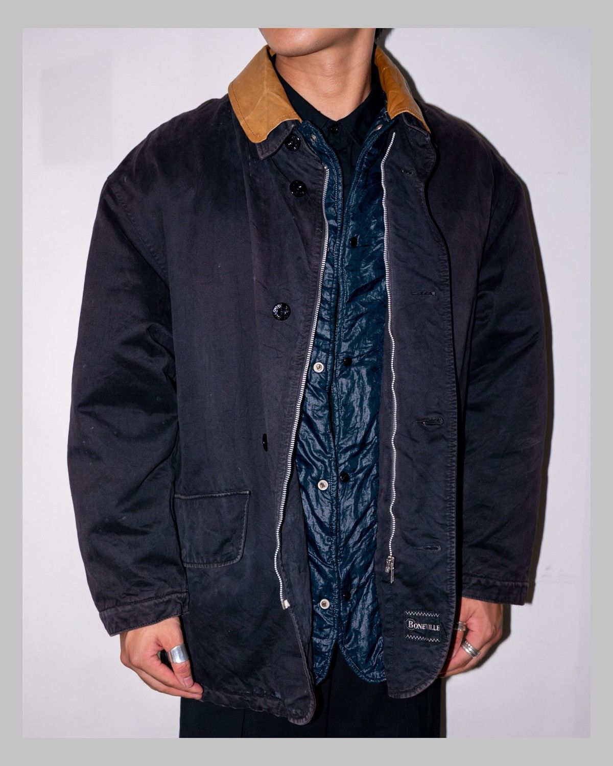 Boneville Boneville 80’s navy active hunter jacket Size US M / EU 48-50 / 2 - 2 Thumbnail
