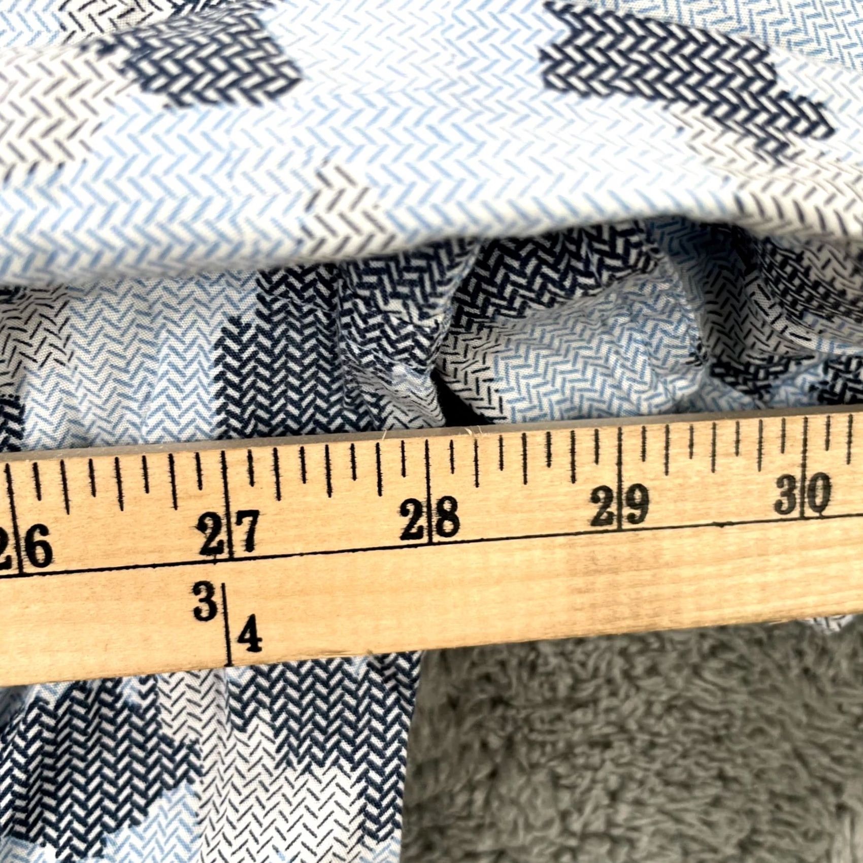Robert Graham Robert Graham Shirt Mens XXXL Blue Camo Cotton Short Sleeve Button Up Size US XXL / EU 58 / 5 - 7 Thumbnail