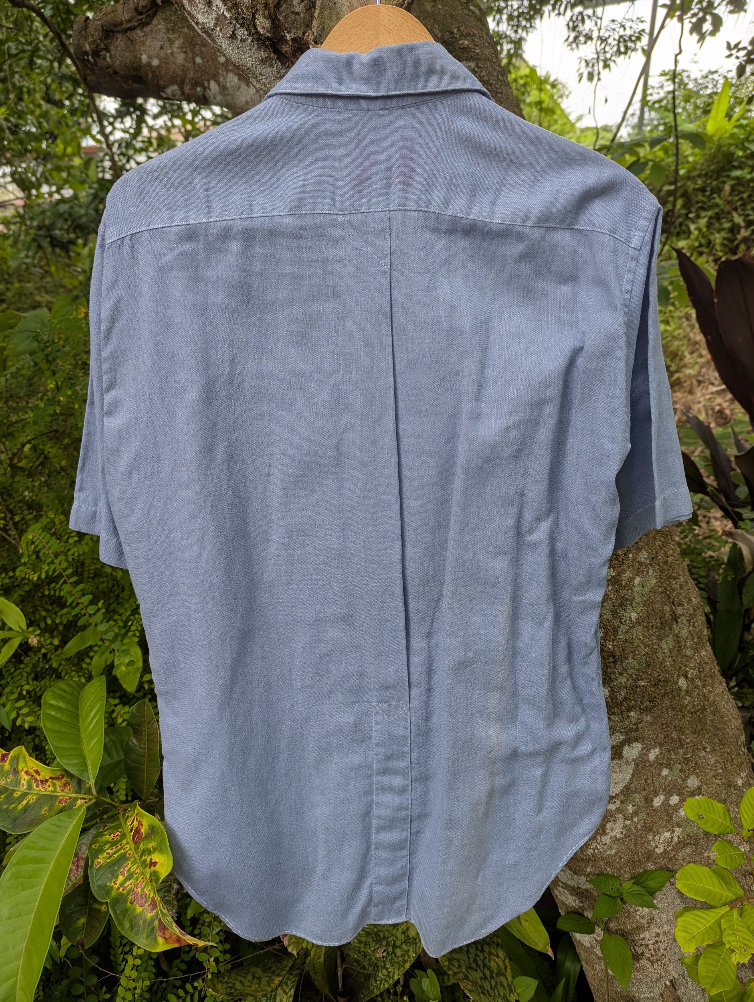 Homme Plisse Issey Miyake Vintage Issey Miyaki Hidden Pocket Shirt Size US S / EU 44-46 / 1 - 2 Thumbnail