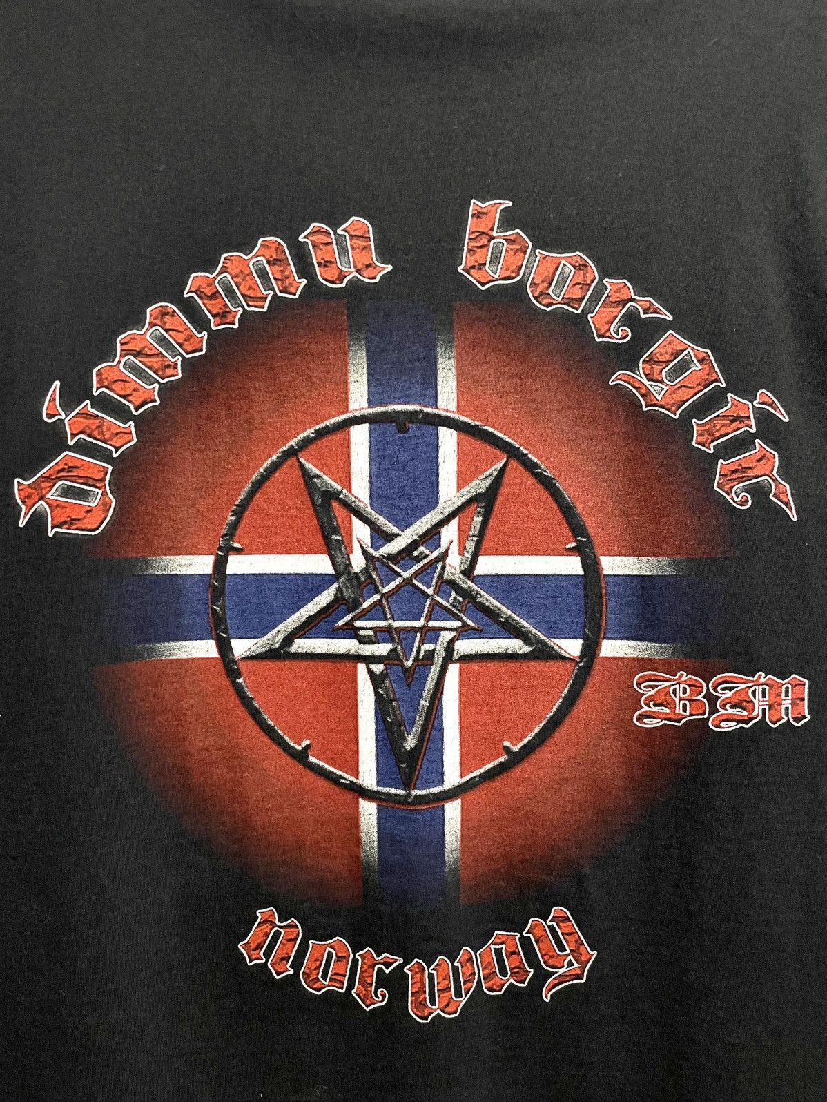 Band Tees Vintage Y2K Dimmu Borgir Death Metal Band T-Shirt Black Size US L / EU 52-54 / 3 - 11 Thumbnail