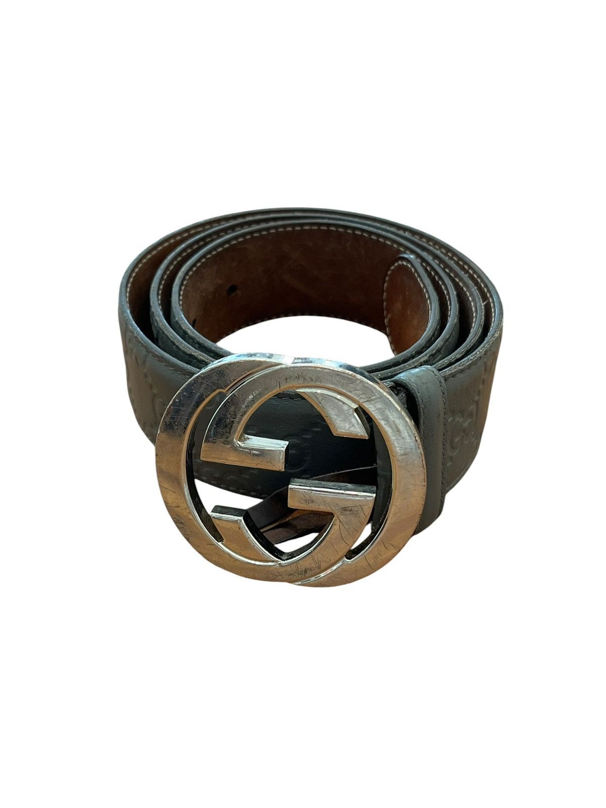 Gucci Gucci Interlocking Sima Belt Size 36 - 1 Thumbnail