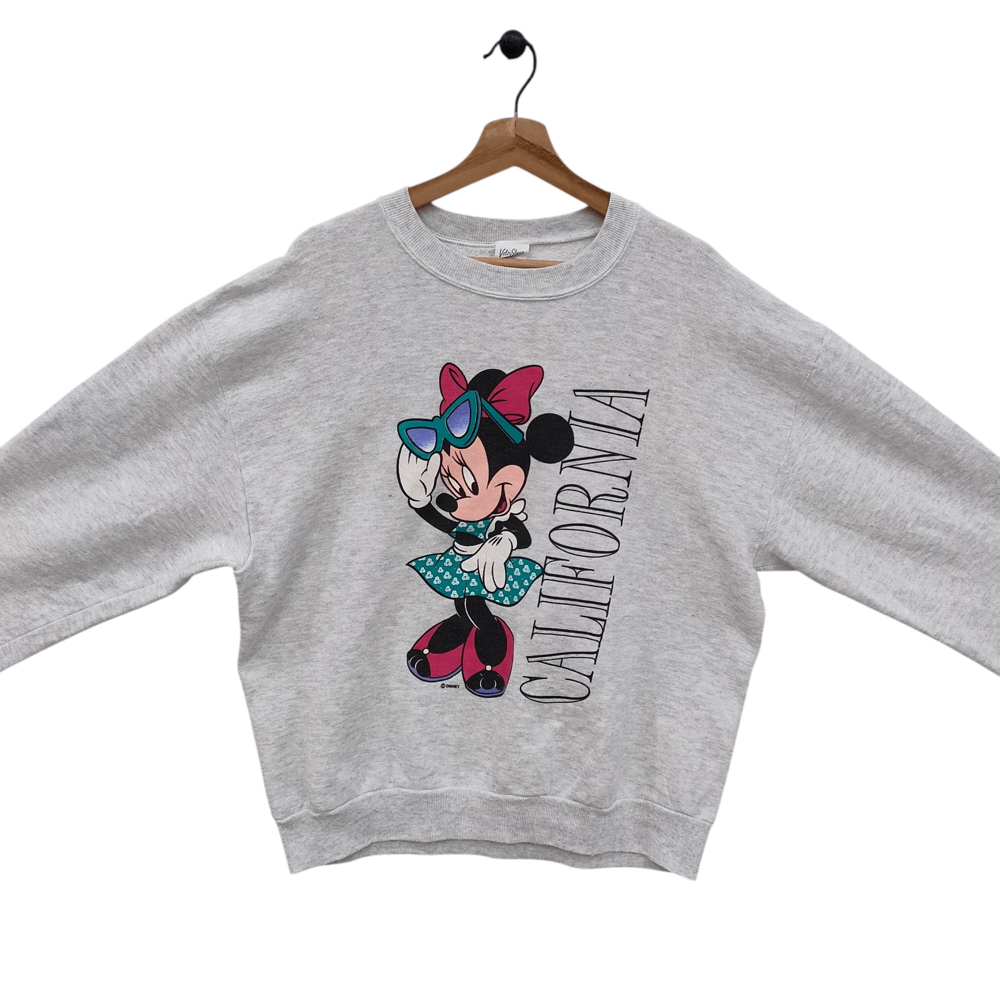 Disney Vintage Minnie Mouse California Grey Disney Pullover Size US L / EU 52-54 / 3 - 2 Thumbnail