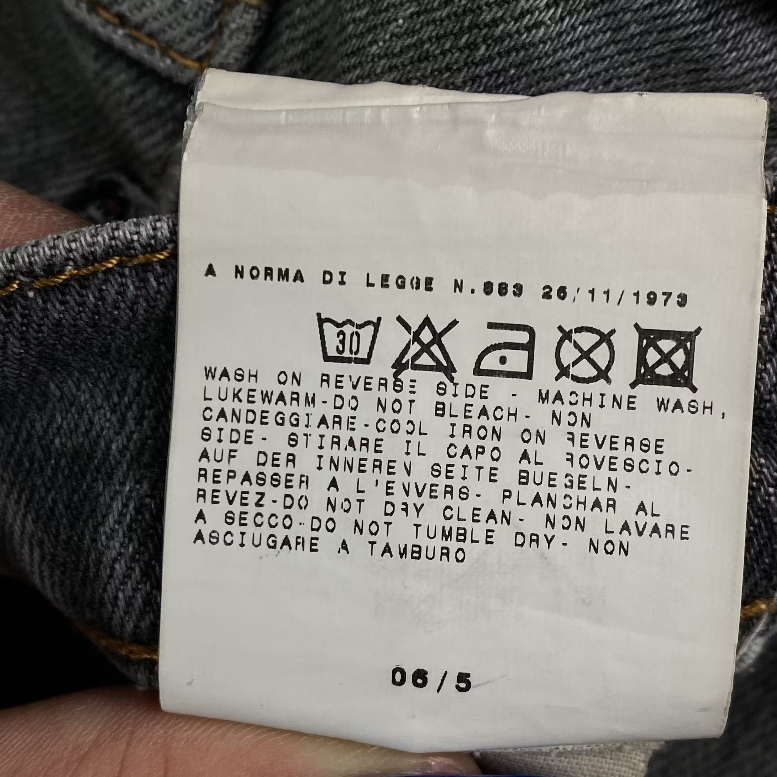 Versace × Versace Jeans Couture Mens Denim Jeans Versace Jeans Couture Size 50 Size US 34 / EU 50 - 8 Thumbnail
