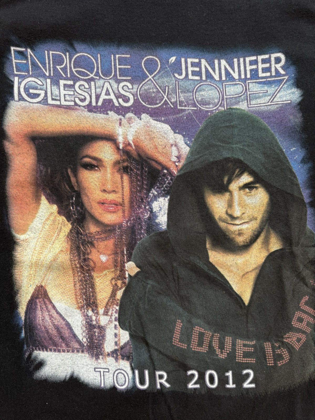 Band Tees × Rap Tees 2012 Jennifer Lopez Concert Spanish Latin Tour Rap T-Shirt Size US L / EU 52-54 / 3 - 5 Thumbnail