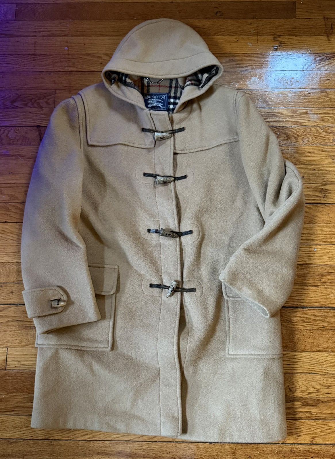 Burberry Vintage Burberry Duffle Coat Size US L / EU 52-54 / 3 - 2 Thumbnail