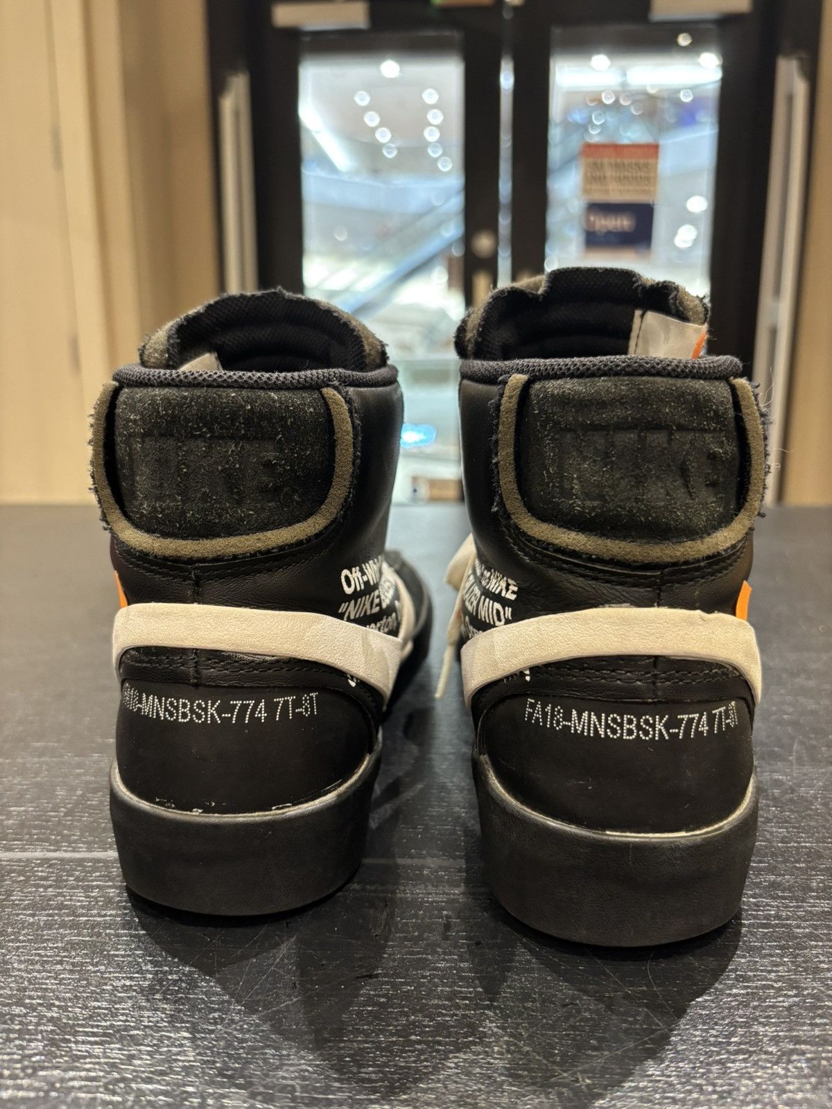 Nike Nike X Off White Blazer Mid ‘Grim Reaper’ Size US 8.5 / EU 41-42 - 3 Thumbnail