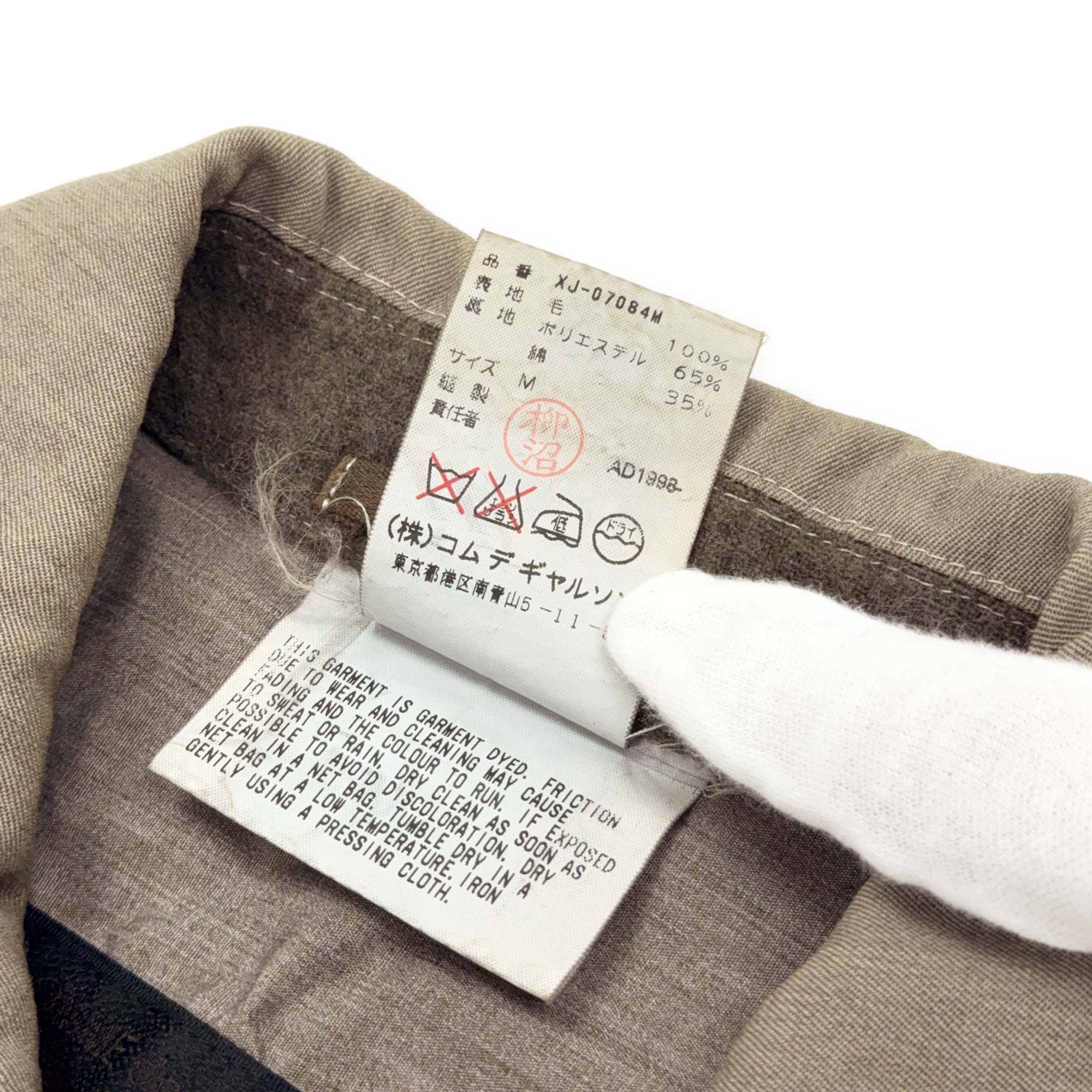 Comme des Garcons Homme Plus SS99 Reversible Belted Wool Jacket Size US M / EU 48-50 / 2 - 6 Thumbnail