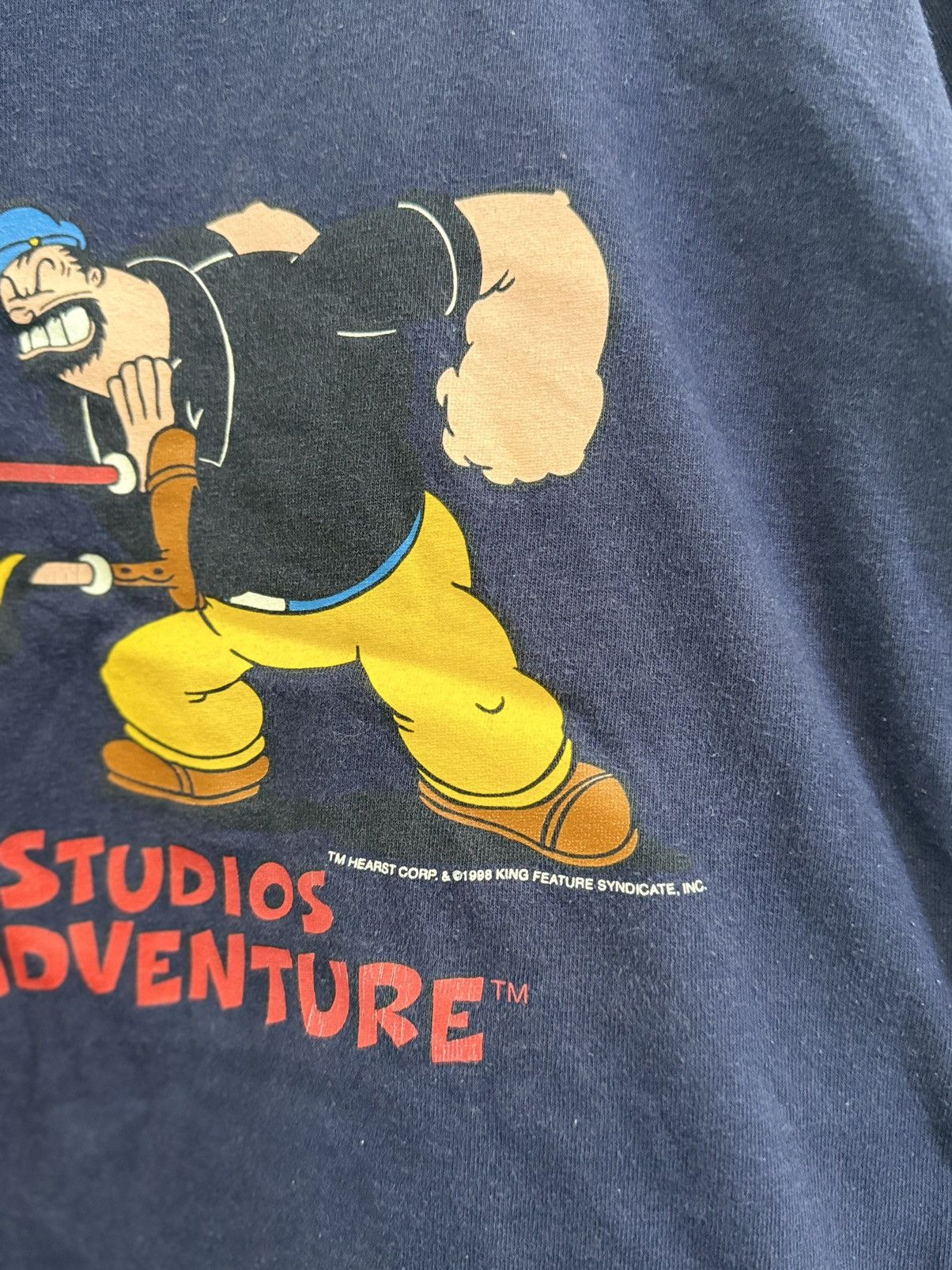 Cartoon Network × DC × Disney Vintage 90's Universal Studio Islands T Shirt Popeye Large Size US L / EU 52-54 / 3 - 5 Thumbnail