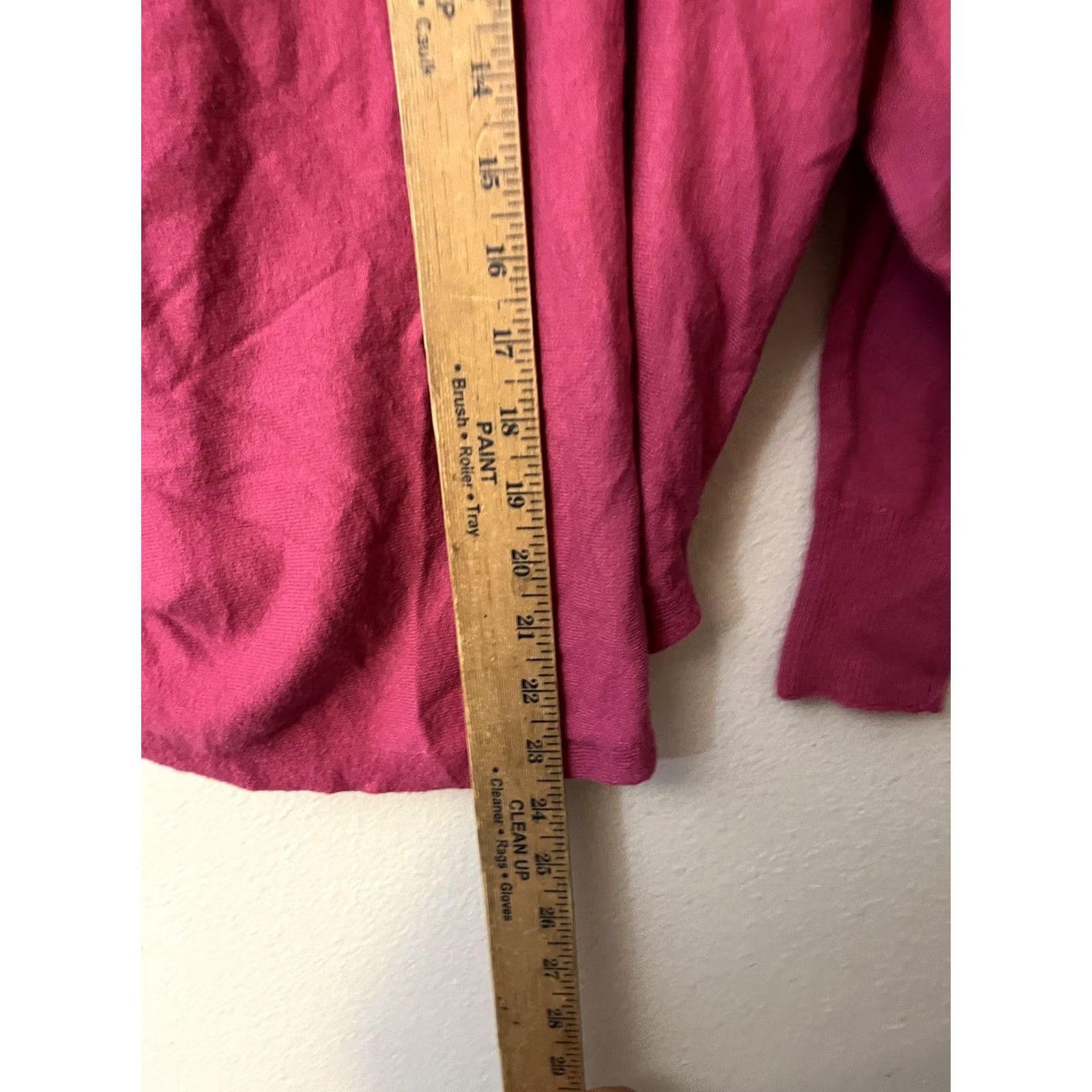 Vintage Vila Milano Sweater Women’s Small Pink Hooded V Neck Long Sleeve Cotton Blend Size S / US 4 / IT 40 - 6 Thumbnail