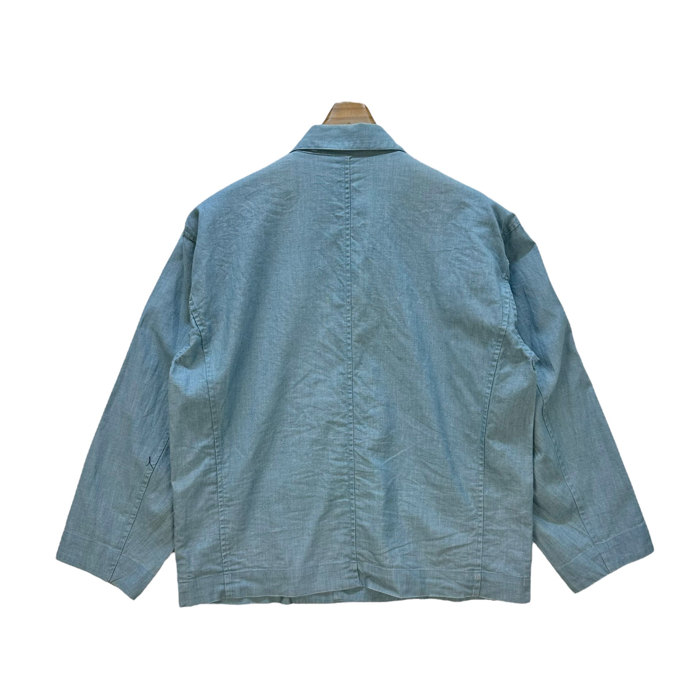 Issey Miyake 90's PLANTATION BY ISSEY MIYAKE CASUAL JACKET #9056-53 Size US M / EU 48-50 / 2 - 10 Thumbnail