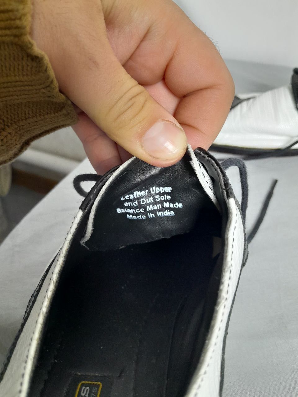 Stacy Adams Stacy Adams Men's Black White Oxfords Leather size 13 Size US 13 / EU 46 - 6 Thumbnail
