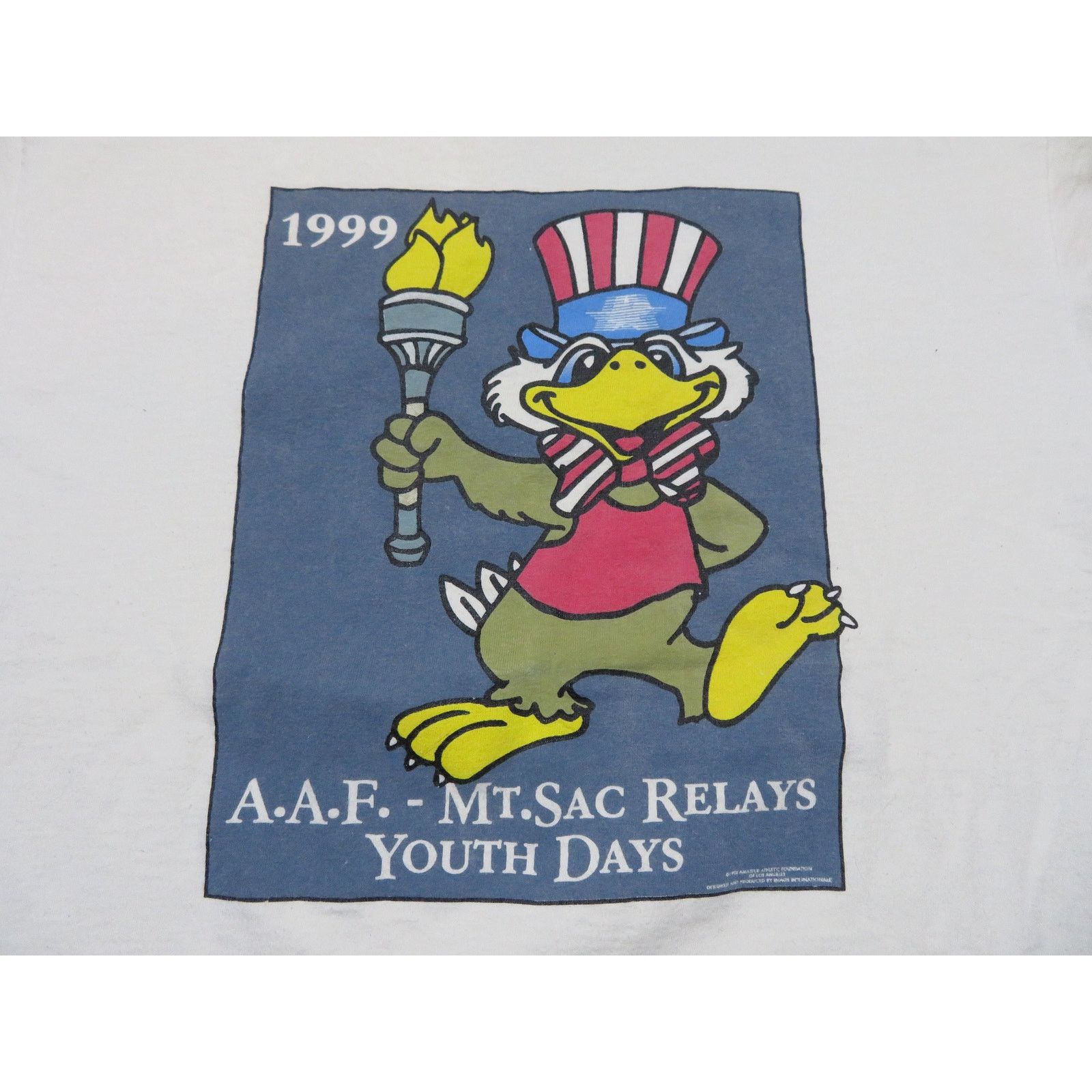 Other 1999 Cartoon Style American Eagle Mt. Sac Relays Shirt Sz L Size US L / EU 52-54 / 3 - 2 Thumbnail