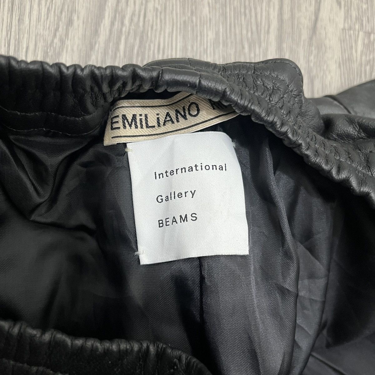 Beams Plus International Galley Beams Emiliano Rinaldi Leather Pant 🟥 Size US 26 / EU 42 - 12 Thumbnail