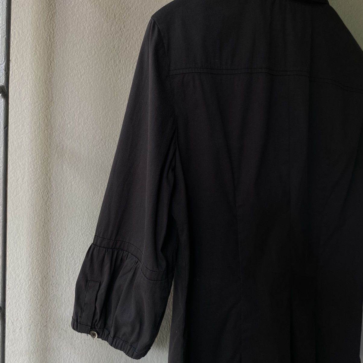 Miu Miu MiuMiu Black Puff-Sleeve Button-Up Shirt. Size S / US 4 / IT 40 - 9 Thumbnail