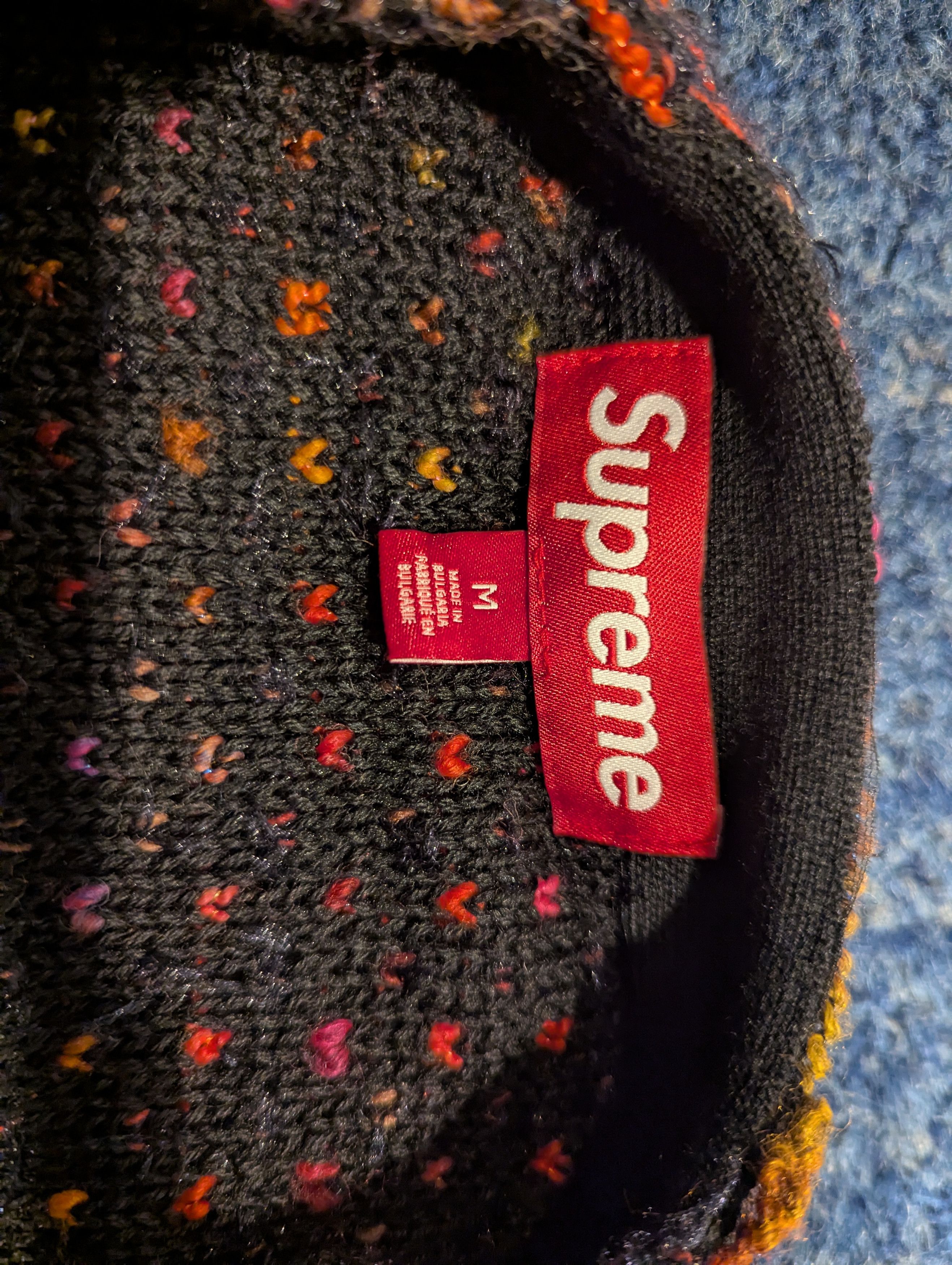 Supreme Supreme Textured Cardigan (FW25) - Orange Size US M / EU 48-50 / 2 - 3 Thumbnail