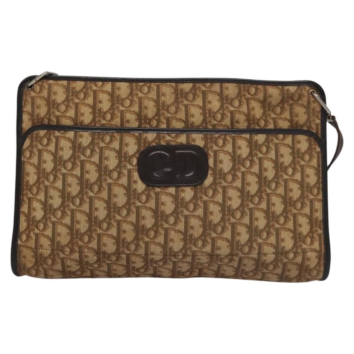 Dior DIOR Trotter Canvas Shoulder Bag Brown Size ONE SIZE - 2 Thumbnail