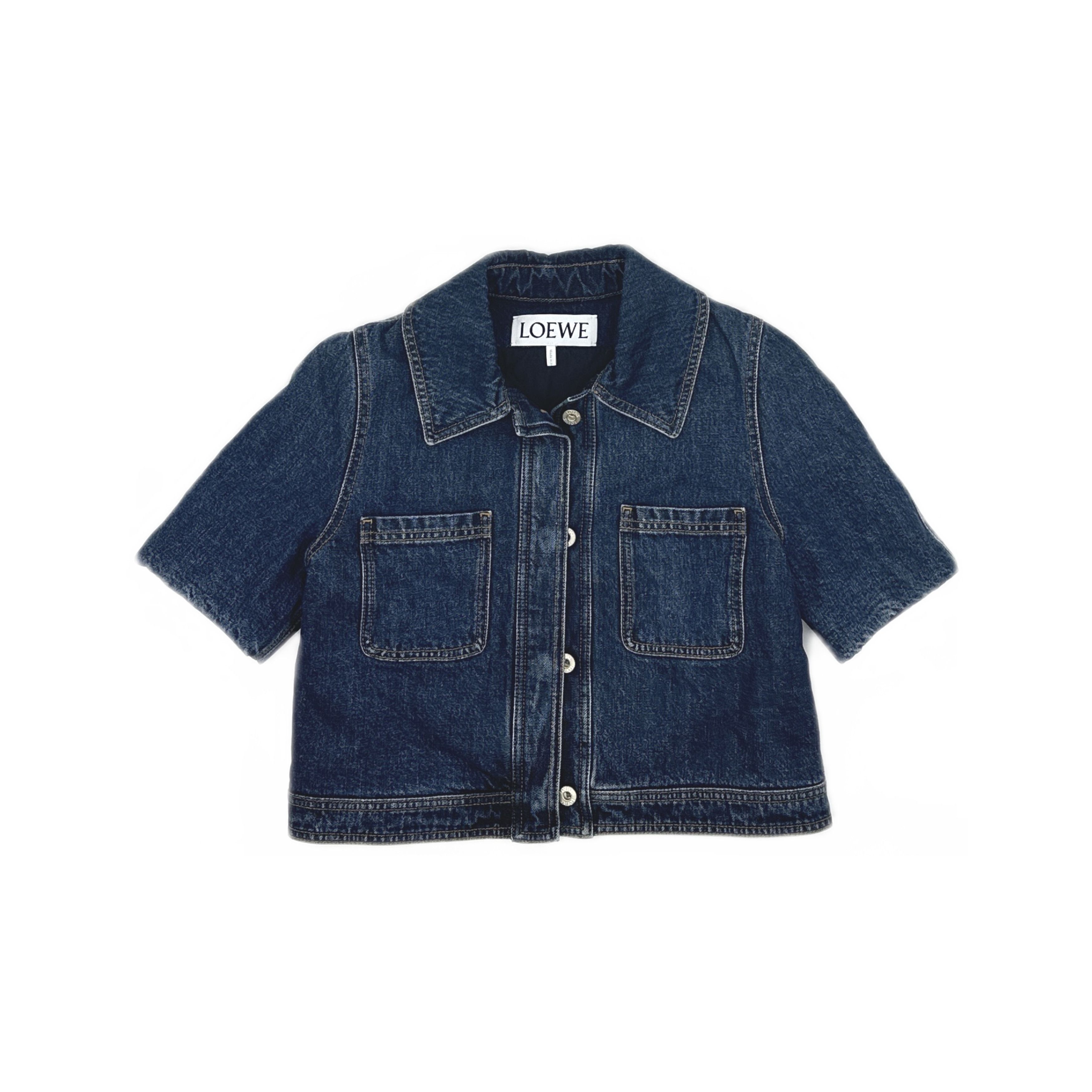 Loewe Loewe Washed Denim Jacket Size 36 Size XS / US 0-2 / IT 36-38 - 1 Thumbnail