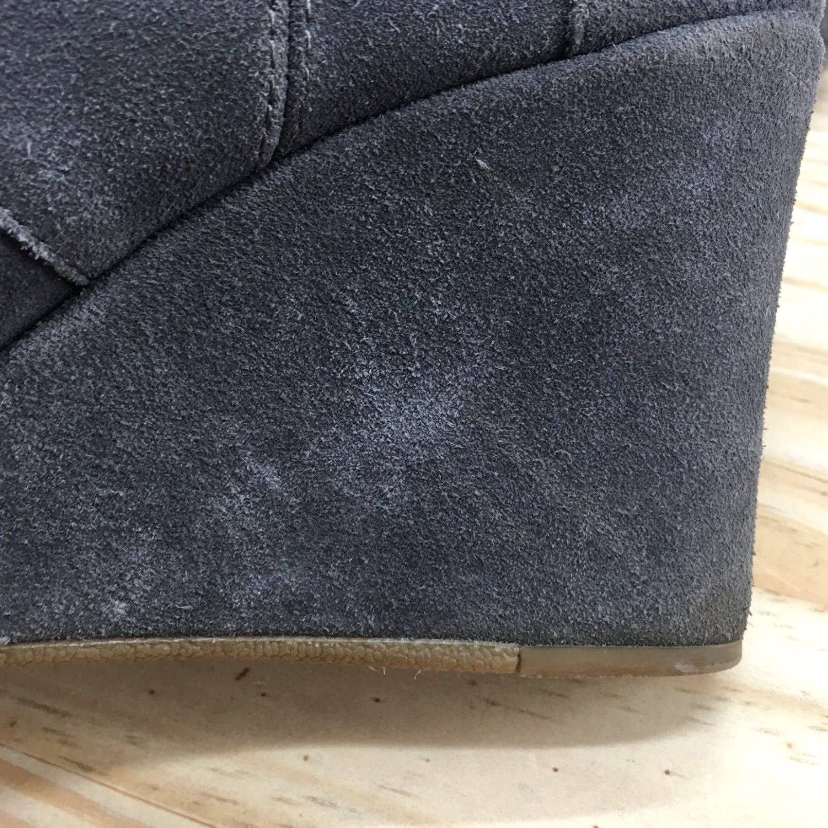 Toms TOMS Boots Women’s Ankle Bootie Gray Wedge Heel Side Zip Round Toe Casual Boots 10 US Size US 10 / IT 40 - 6 Thumbnail