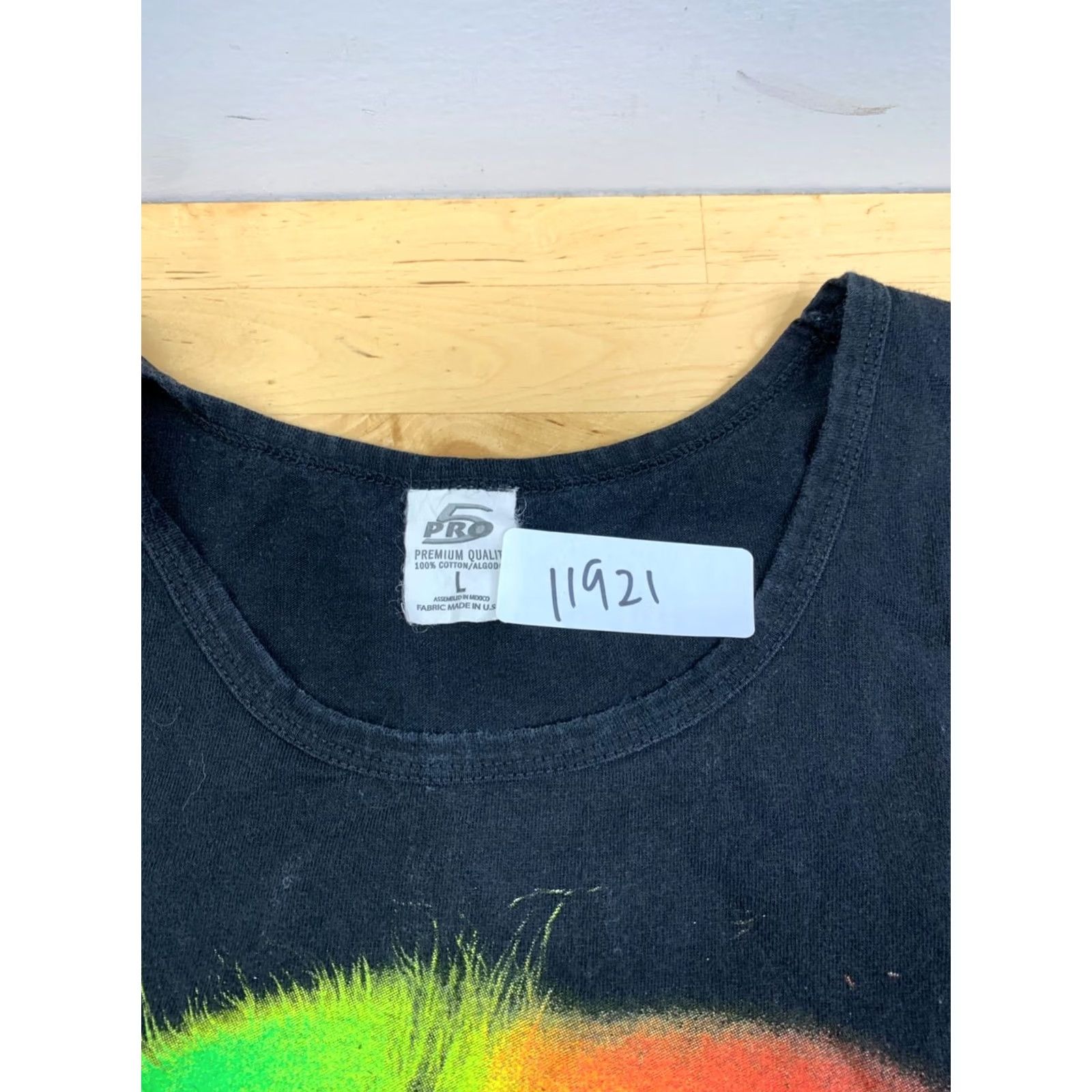 Vintage VINTAGE Bob Marley Tank Top Mens L Black Lion Rasta Zion Reggae Y2K 11921 Size US L / EU 52-54 / 3 - 2 Thumbnail