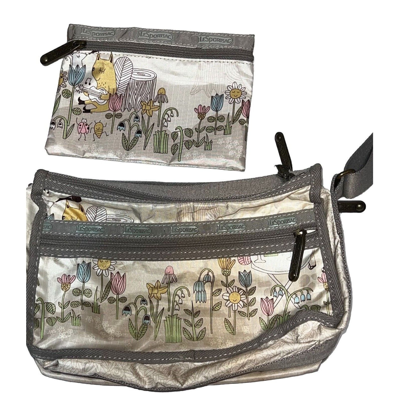LeSportsac LeSportsac Deluxe Floral Bag Crossbody Shoulder with Pouch Size ONE SIZE - 1 Thumbnail