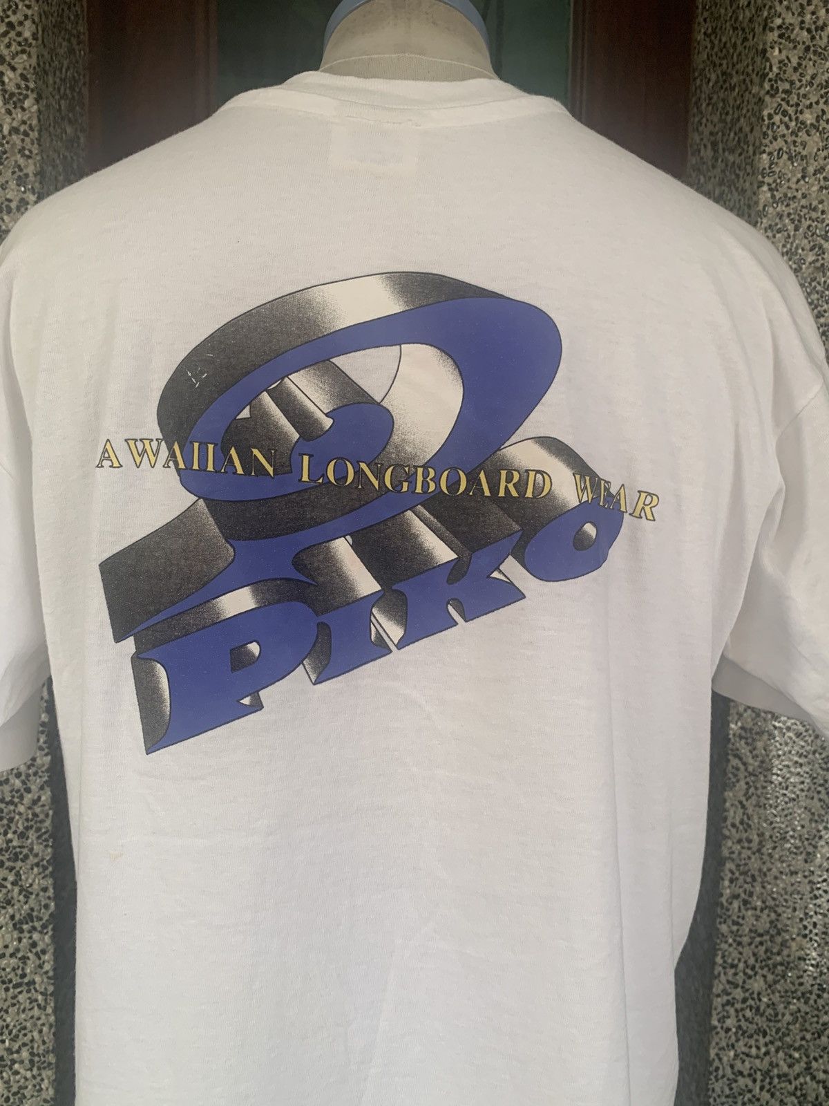 Other Vintage 90s Piko Hawaiian Longboard/Surfwear/Surfing Tshirt Size US L / EU 52-54 / 3 - 2 Thumbnail