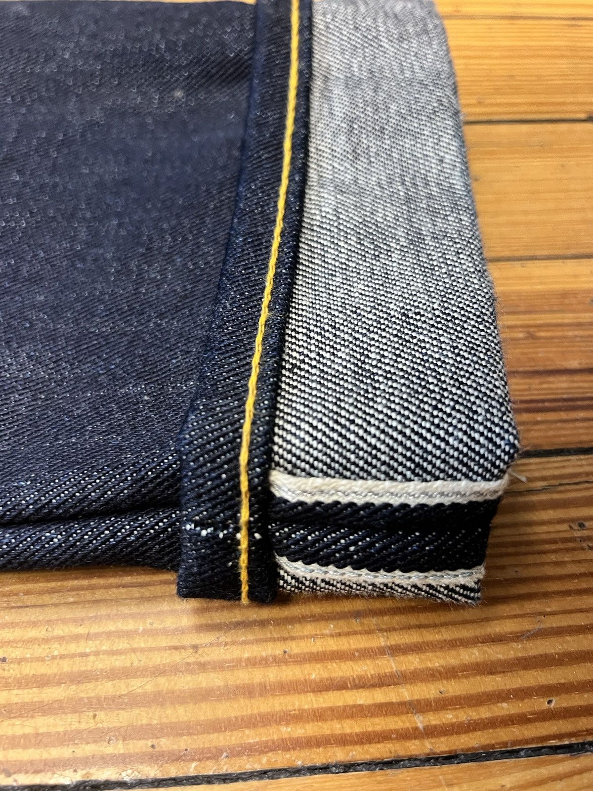 SoSo 21oz indigo raw denim selvedge jeans Size US 33 - 5 Thumbnail