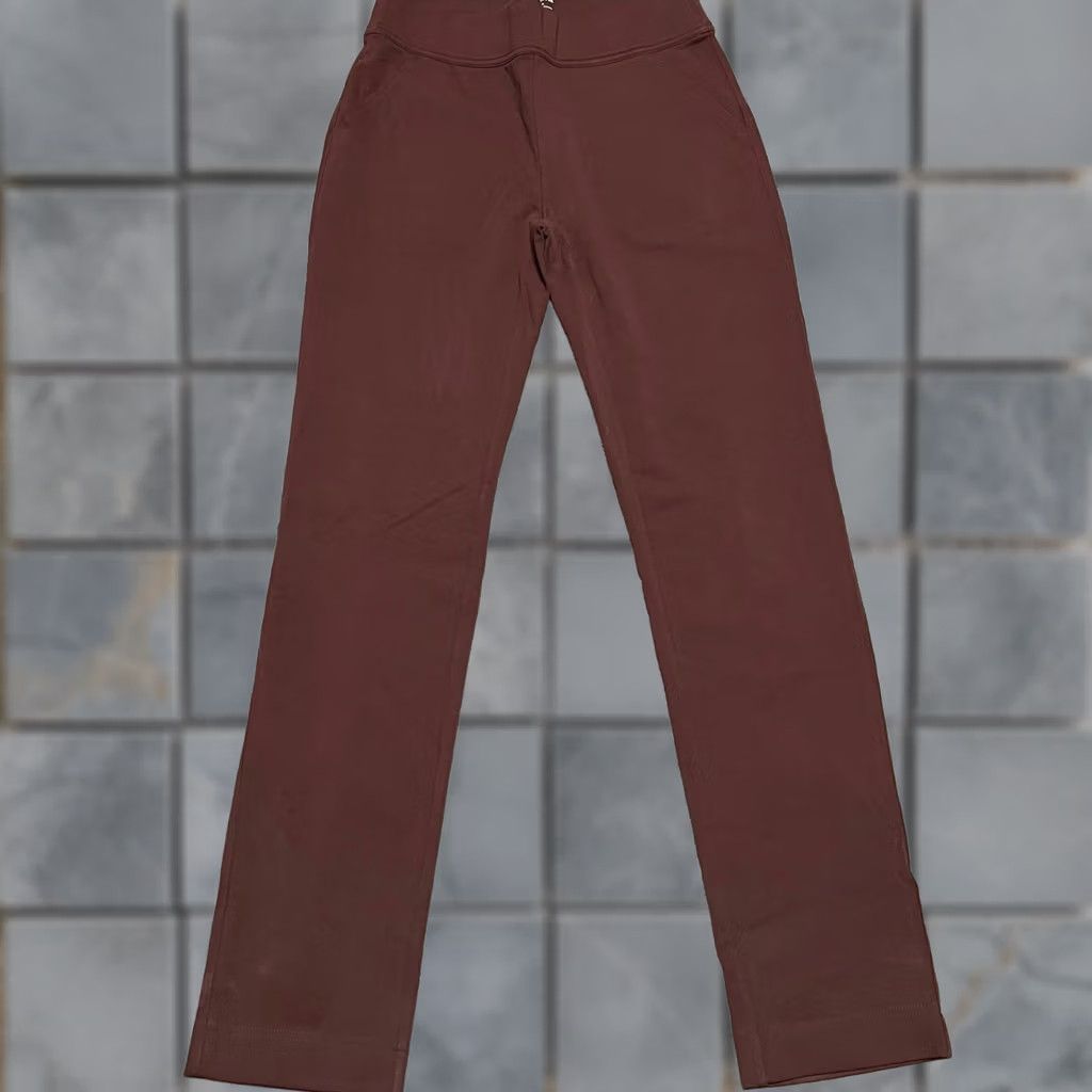 Duluth Trading Company Duluth Trading NoGA Cotton Pants Womens Small Casual Pocket Stretch Maroon Red S Ankle Womens Size 28" / US 6 / IT 42 - 1 Thumbnail