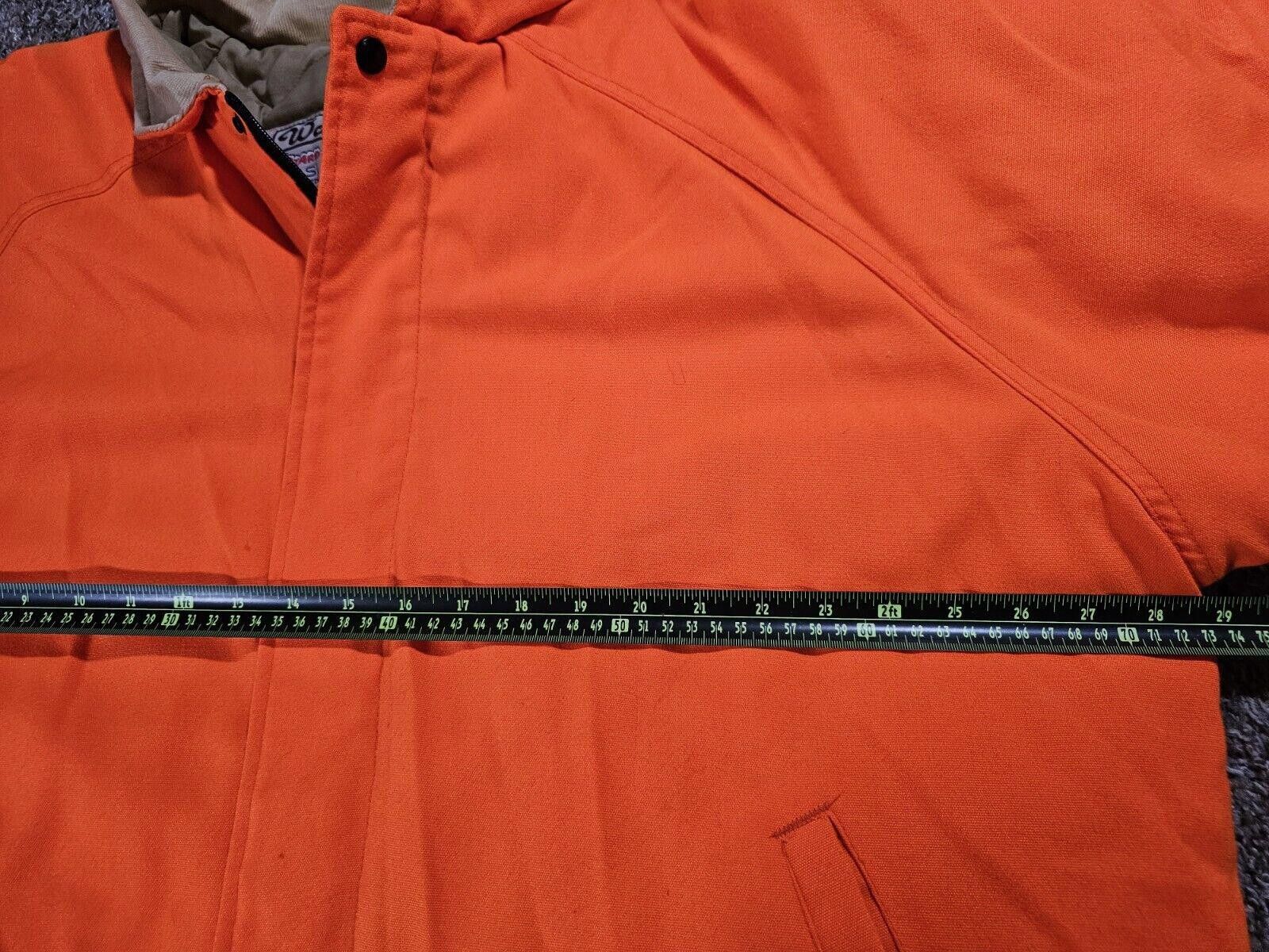Walls vtg Walls Blizzard-Pruf USA APPROX 2XL Orange Hunting Jacket Size ONE SIZE - 4 Thumbnail