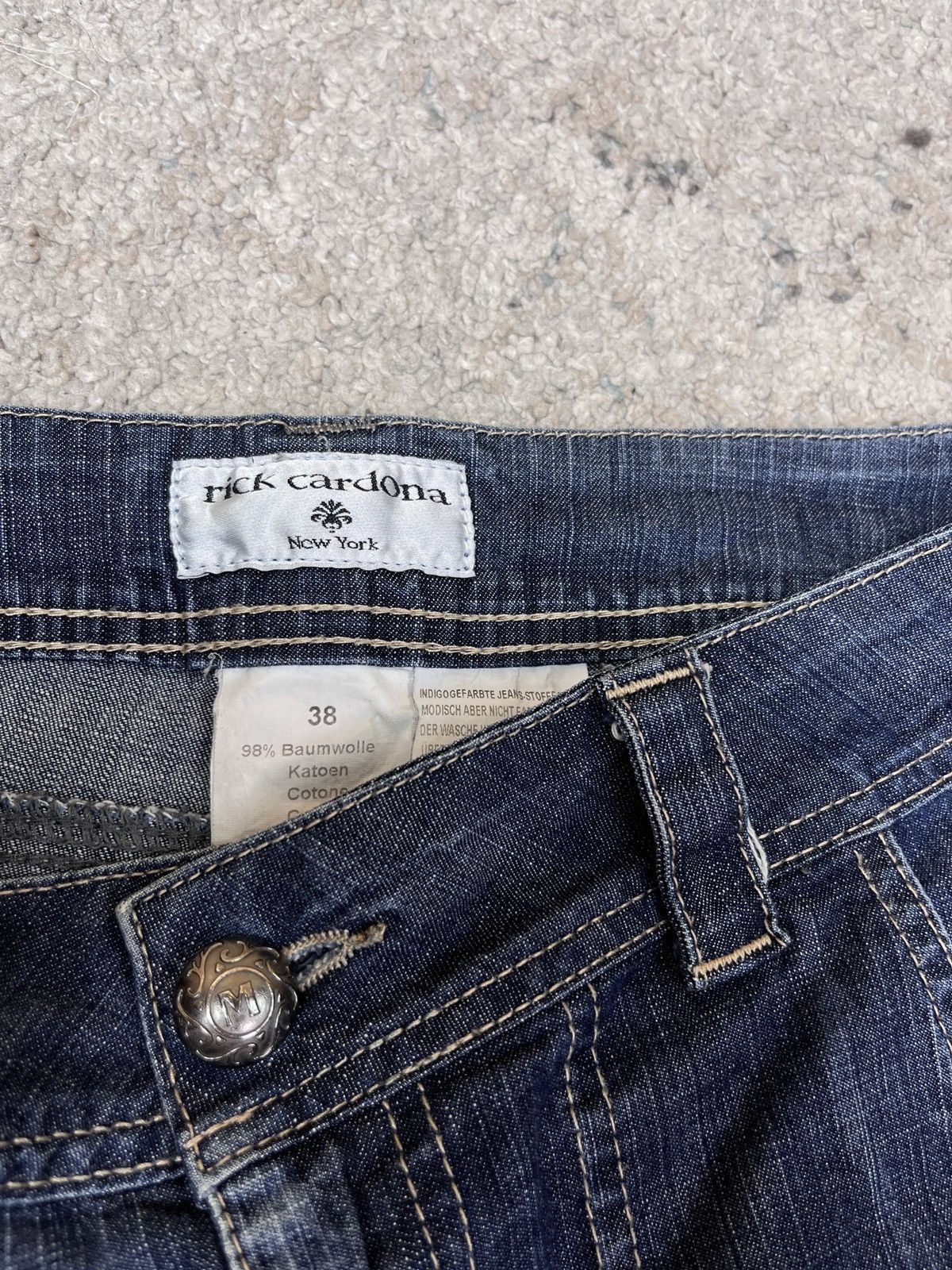 Vintage RICK CARDONA BAGGY 1990s BONDAGE PANTS - LOT № 3185 Size US 32 / EU 48 - 6 Thumbnail
