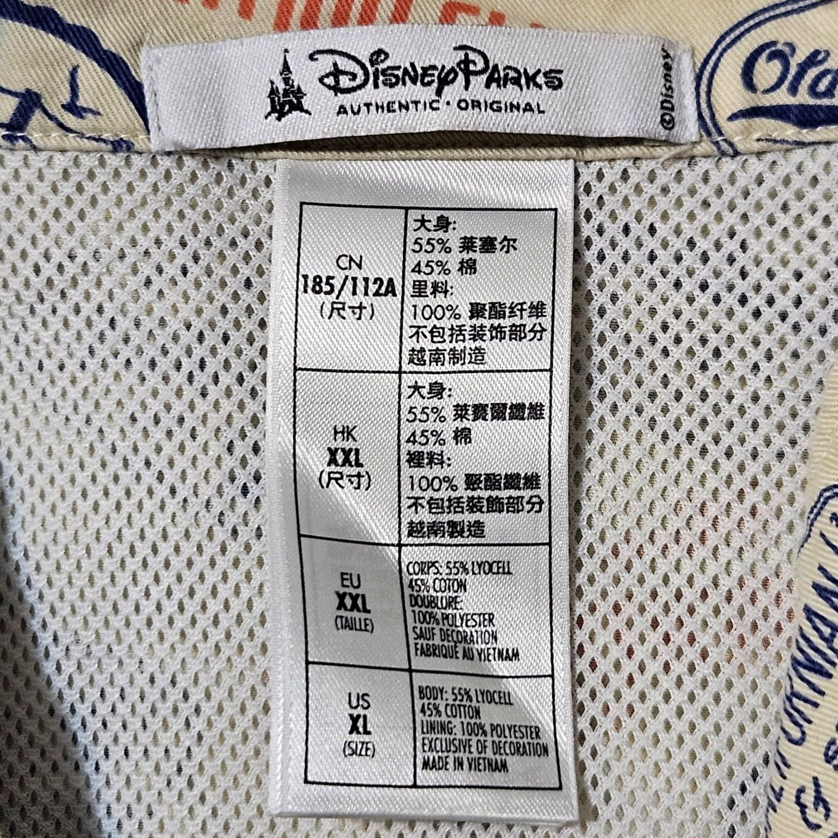 Disney Disney Parks Vacation Club Hotel Resorts Icons Mens Rayon Shirt XL Size US XL / EU 56 / 4 - 3 Thumbnail